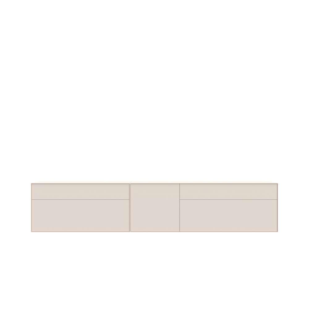 LeGer Home by Lena Gercke Table basse »Essentials, TV-Board, TV-Kommode, TV-Schrank,  TV-Möbel« 2 cuis tlg. Breite: 277 cm, UV lackiert, Push-to-open-Funktion