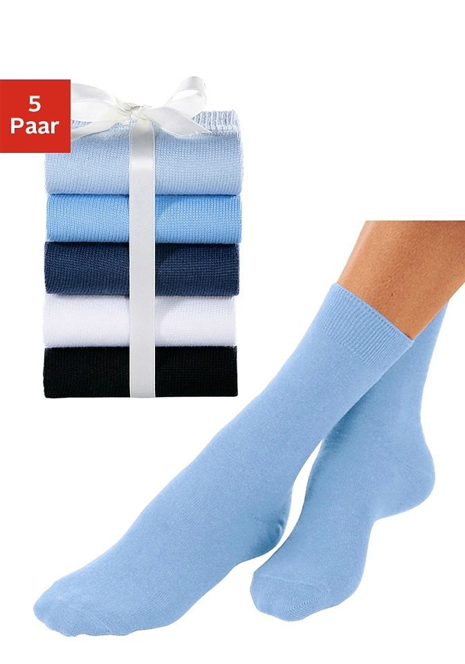 Image of Go in Basicsocken Packung, 5 Stk. tlg. unifarben