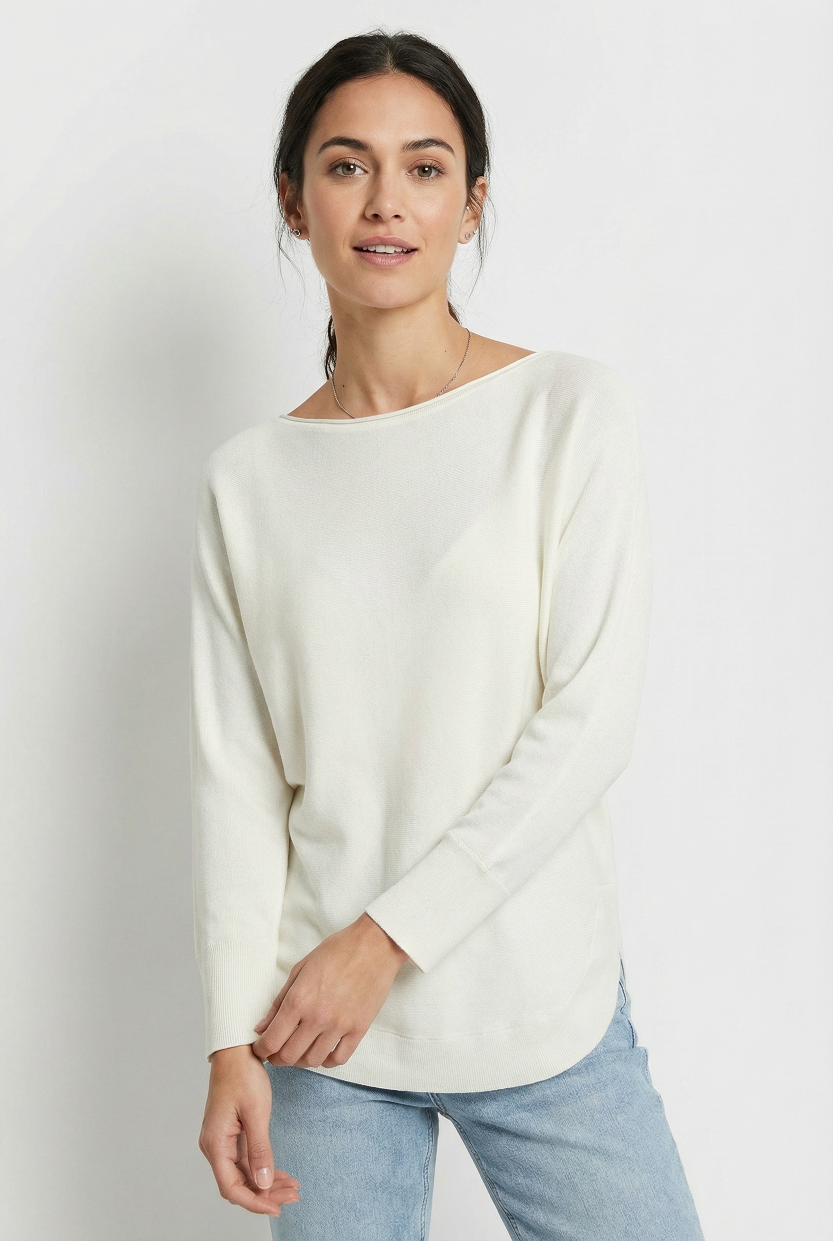 Image of QS Strickpullover mit Rippbündchen