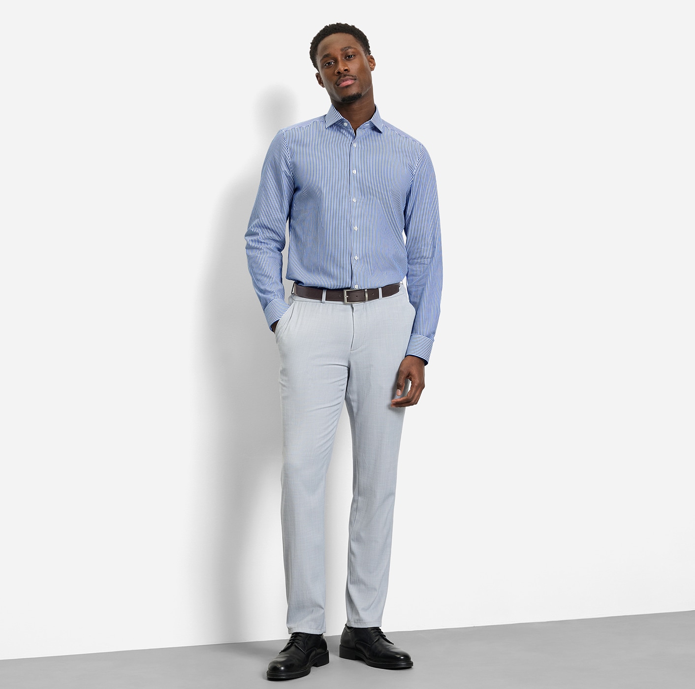 OLYMP Businesshemd »Level Five body fit« modisch gestreift