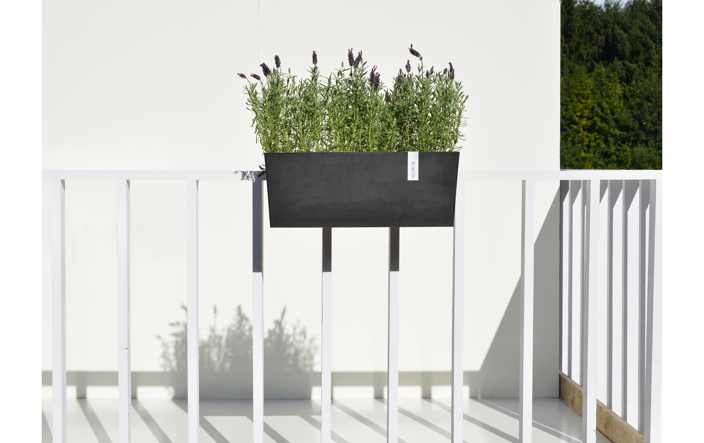 ECOPOTS Blumentopf »Hanging Bruges« Mit Aufhängesystem, integrierte Halterungen