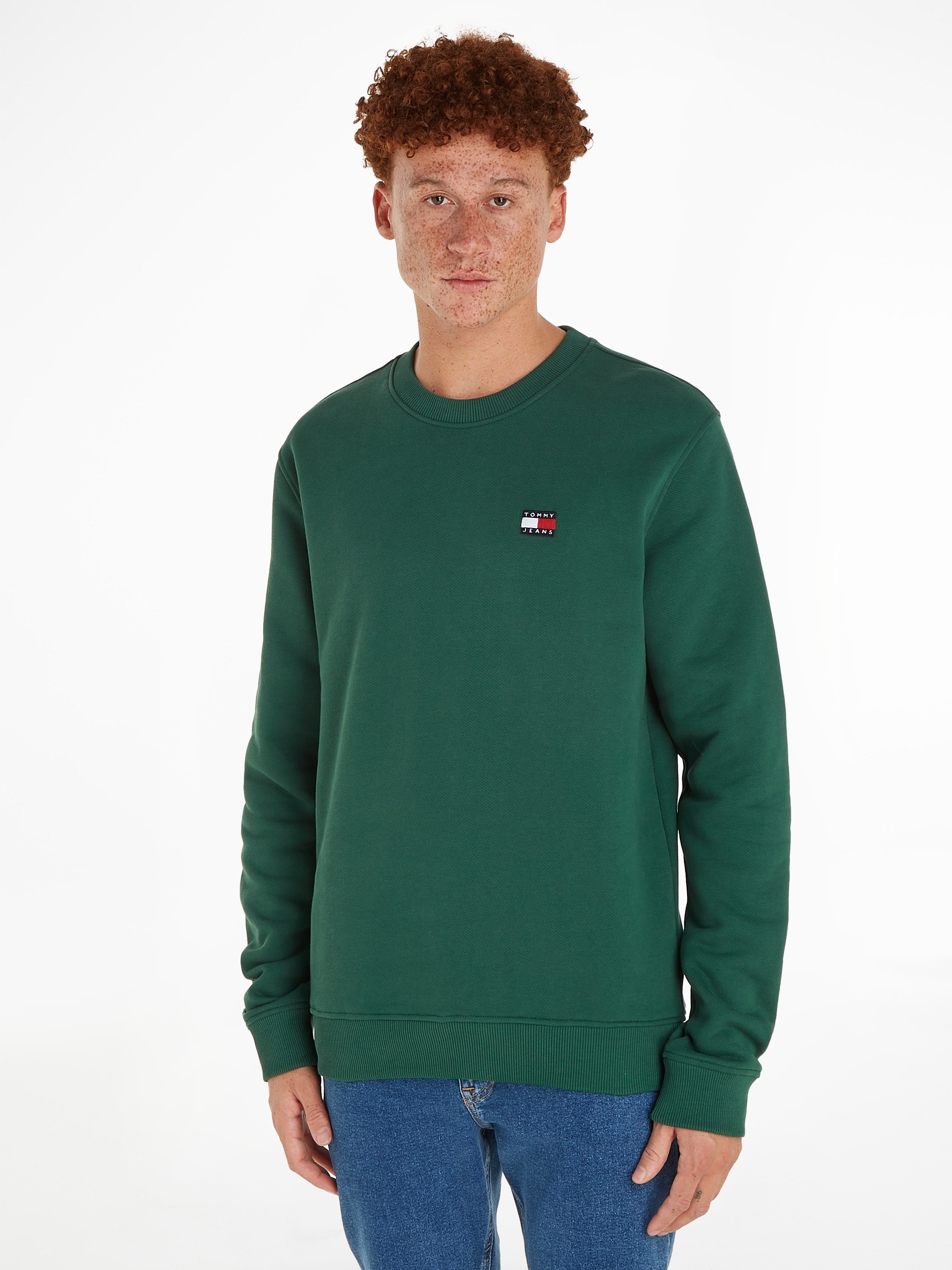 Tommy Jeans Sweatshirt »TJM REG BADGE CREW EXT«, mit Rundhalsausschnitt