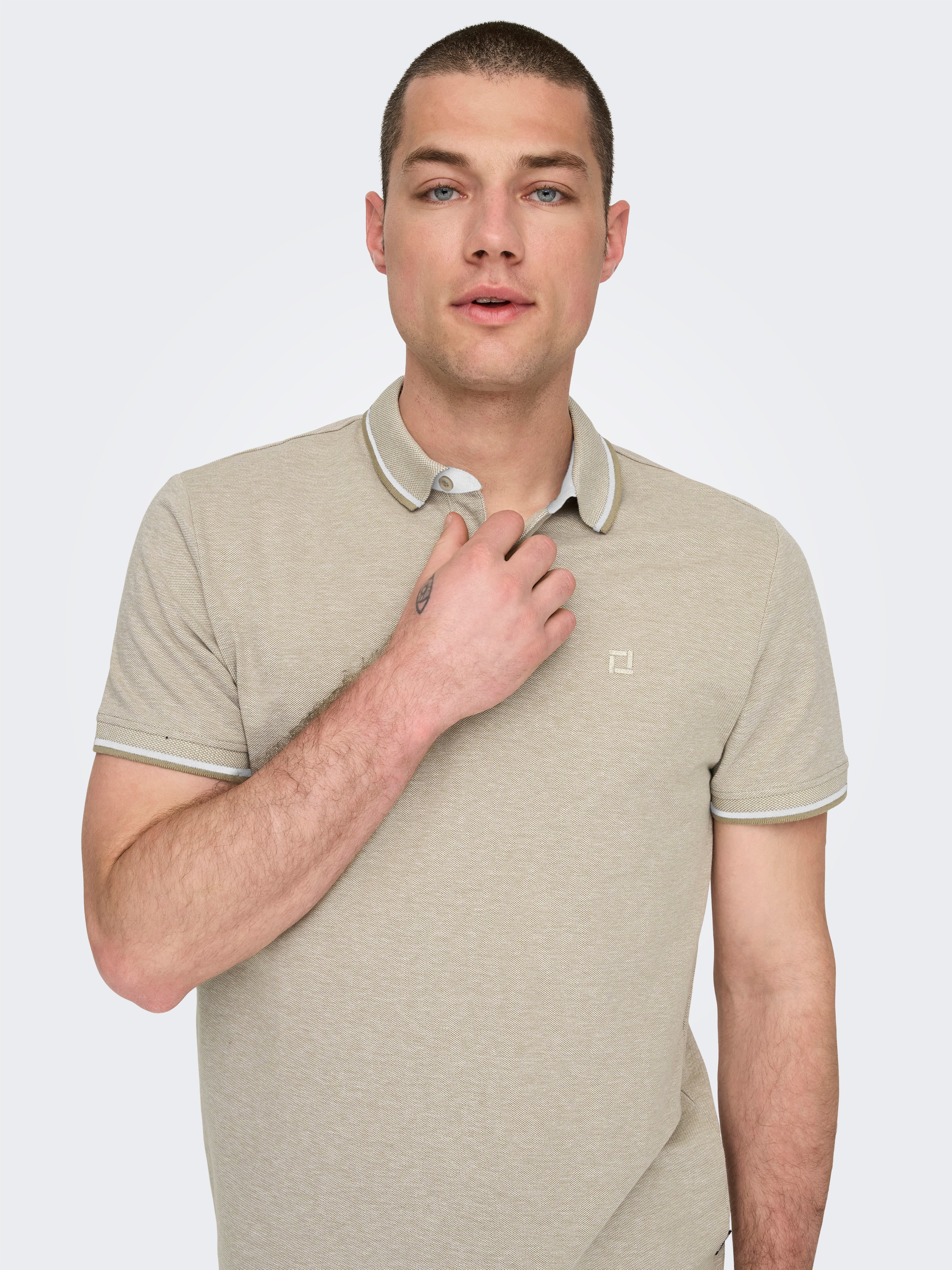 ONLY & SONS Poloshirt »ONSFLETCHER SLIM SS POLO NOOS« Baumwolle, normal geschnitten
