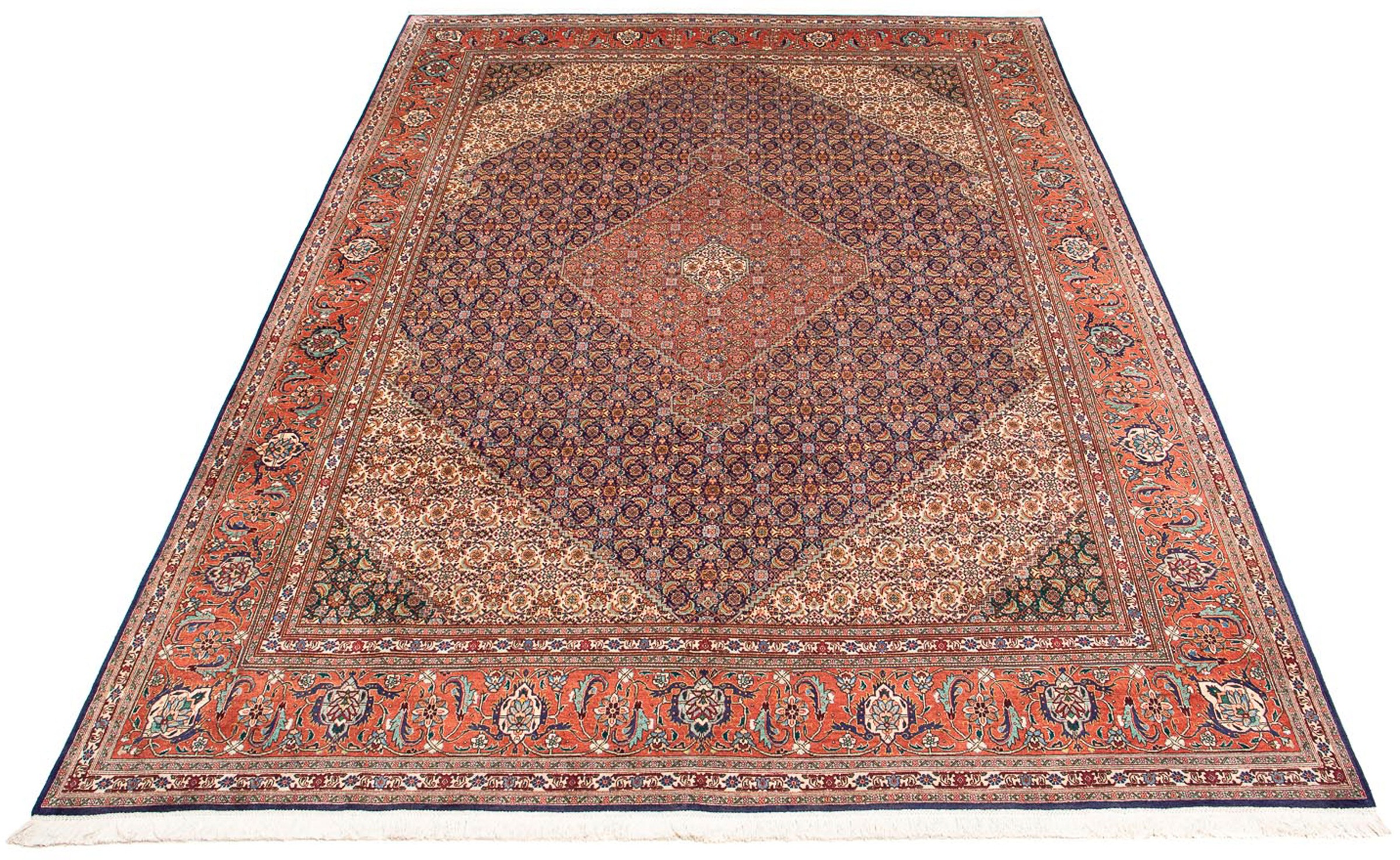 Image of morgenland Orientteppich »Perser - Täbriz - 377 x 295 cm - mehrfarbig«, rechteckig, 10 mm Höhe, Wohnzimmer, Handgeknüpft, Einzelstück mit Zertifikat bei Ackermann Versand Schweiz