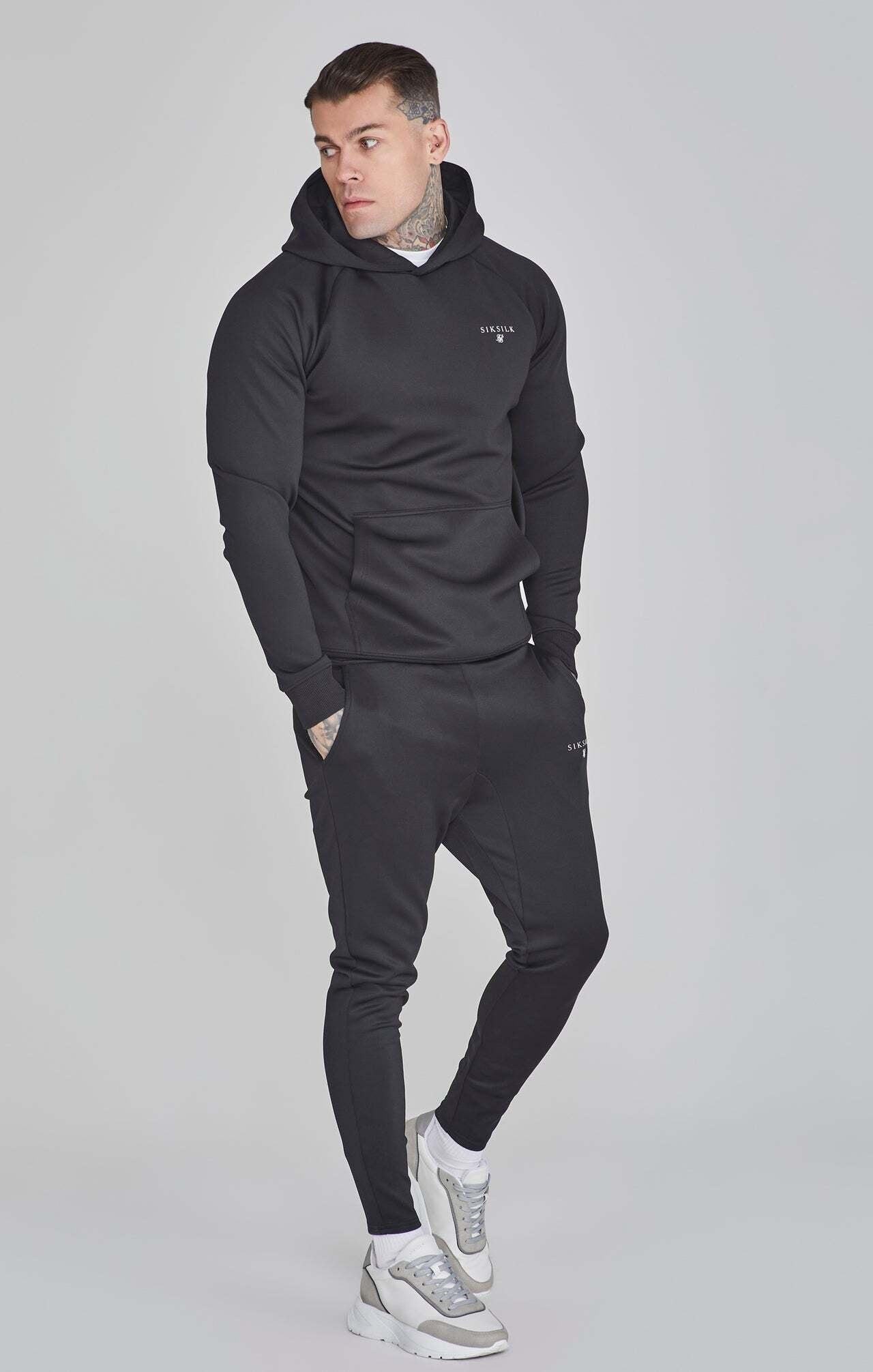 Siksilk Kapuzenpullover »Siksilk Sweatjacken Essentials Poly Hoodie«