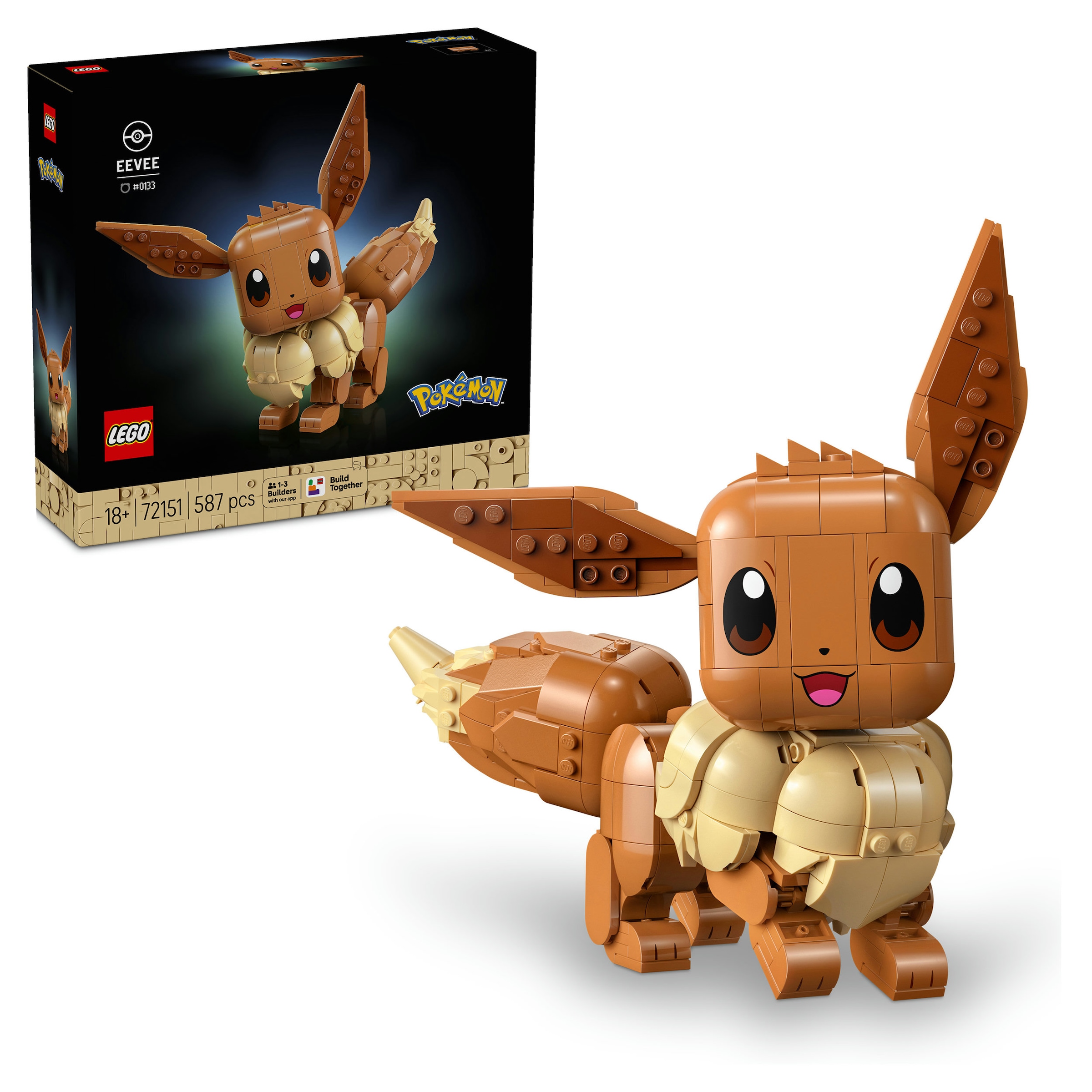 Image of LEGO Konstruktionsspielsteine "Evoli (72151), LEGO Pokémon"