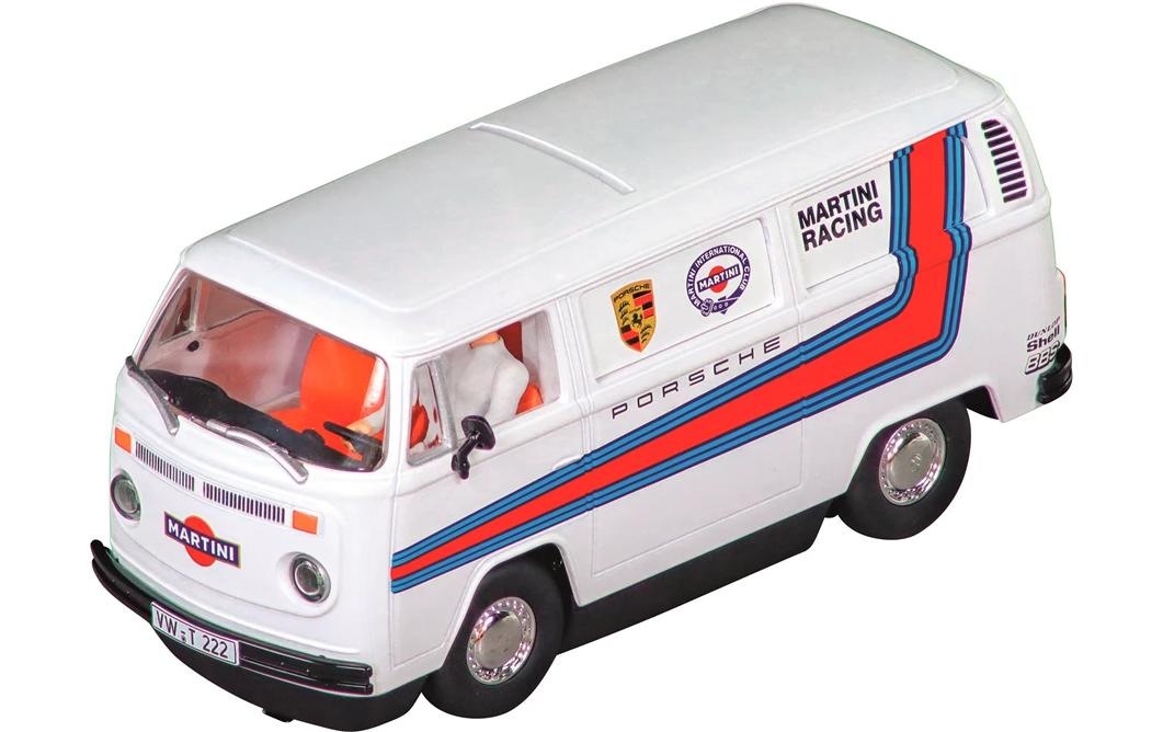 Carrera Rennbahn-Auto "VW Bus T2b Martini Racing Slotcar 1,32" Licht, Rücklicht
