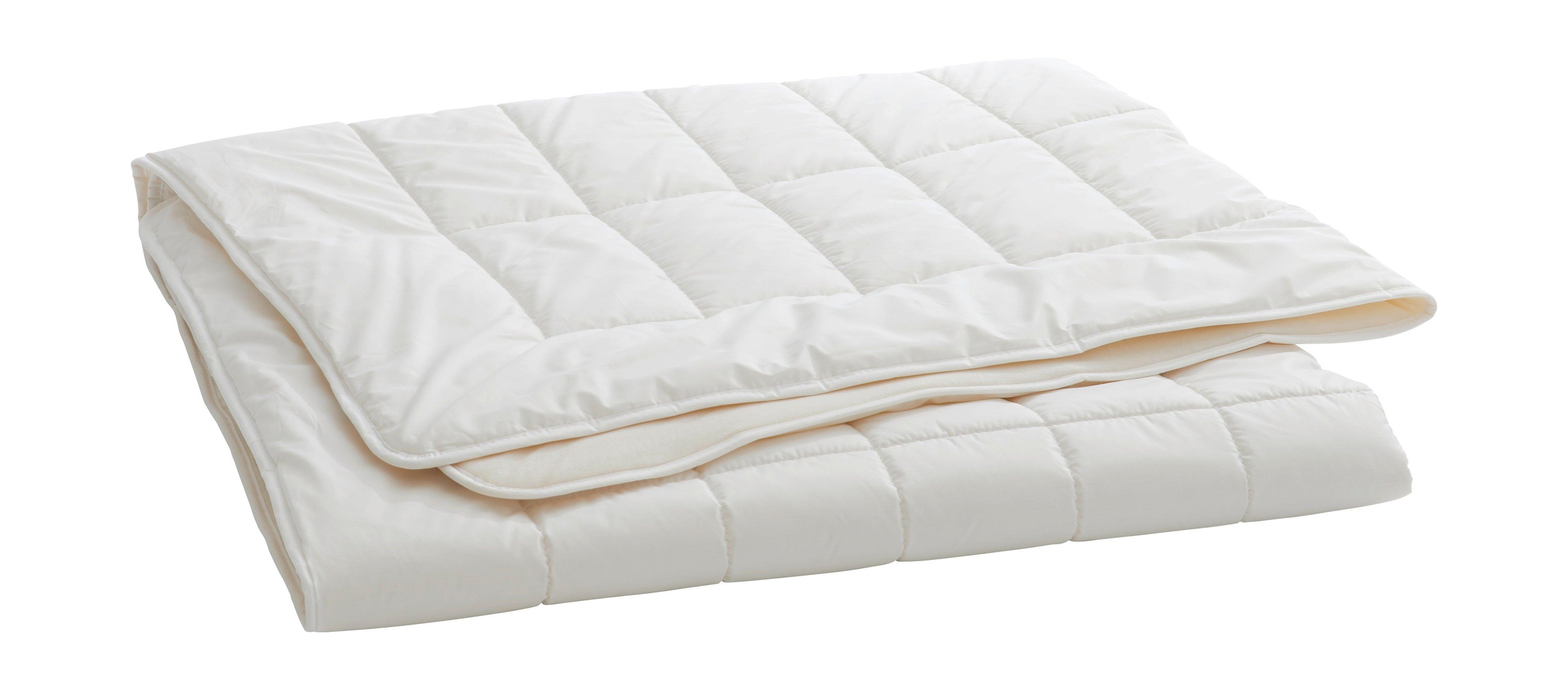 Image of billerbeck Naturhaarbettdecke »Organic Lana Light«, extraleicht, Füllung 100% Schafschurwolle aus kontrolliert biologischer Tierhaltung, Bezug Oberseite: 100% Baumwolle Soft-Batist, Unterseite: Jersey aus kontrolliert biologischem Anbau, (1 St.) bei Acker