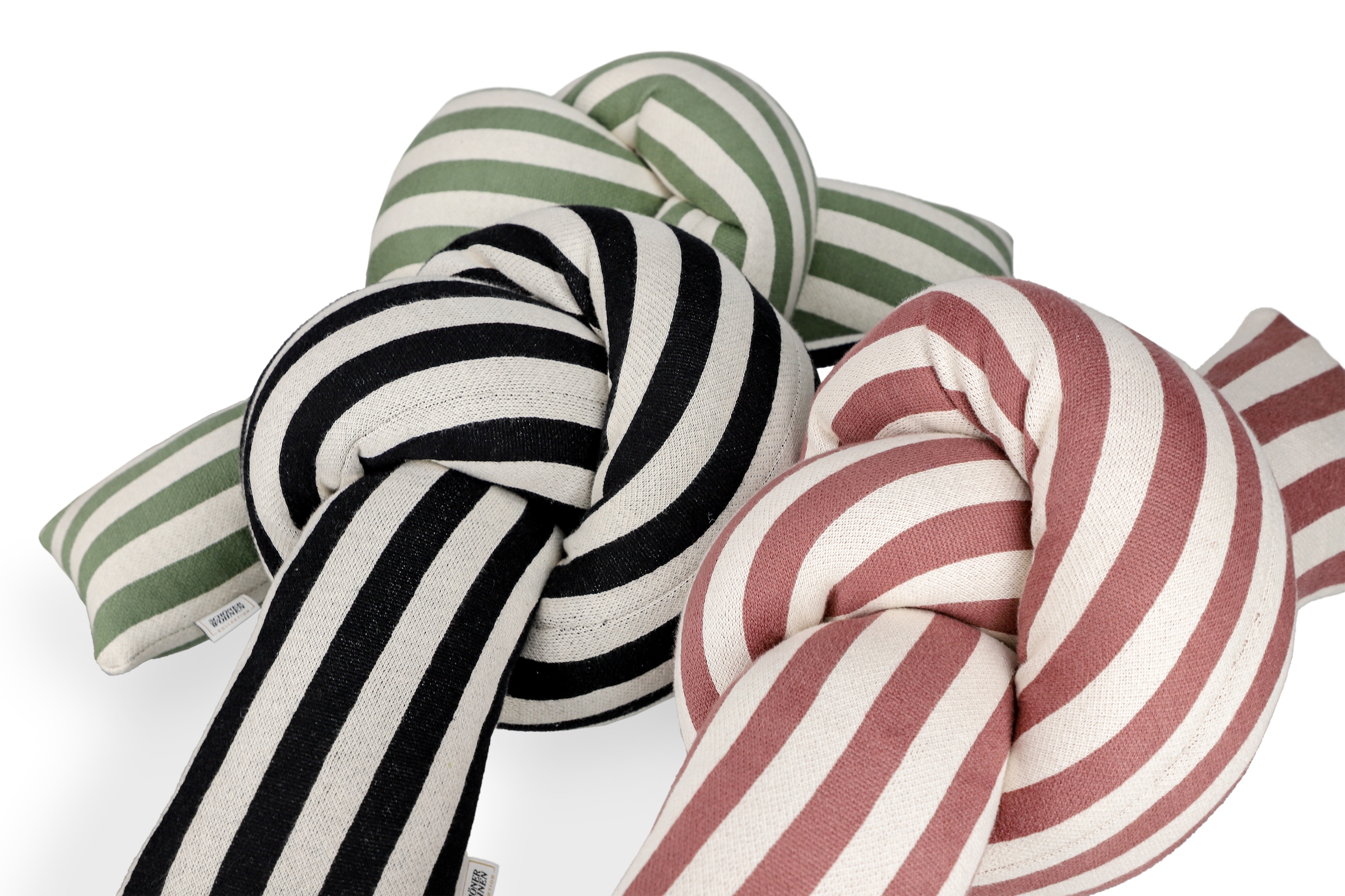 SCHÖNER WOHNEN-Kollektion Coussin décoratif »Jolly« Coussin noué en maille fine bicolore
