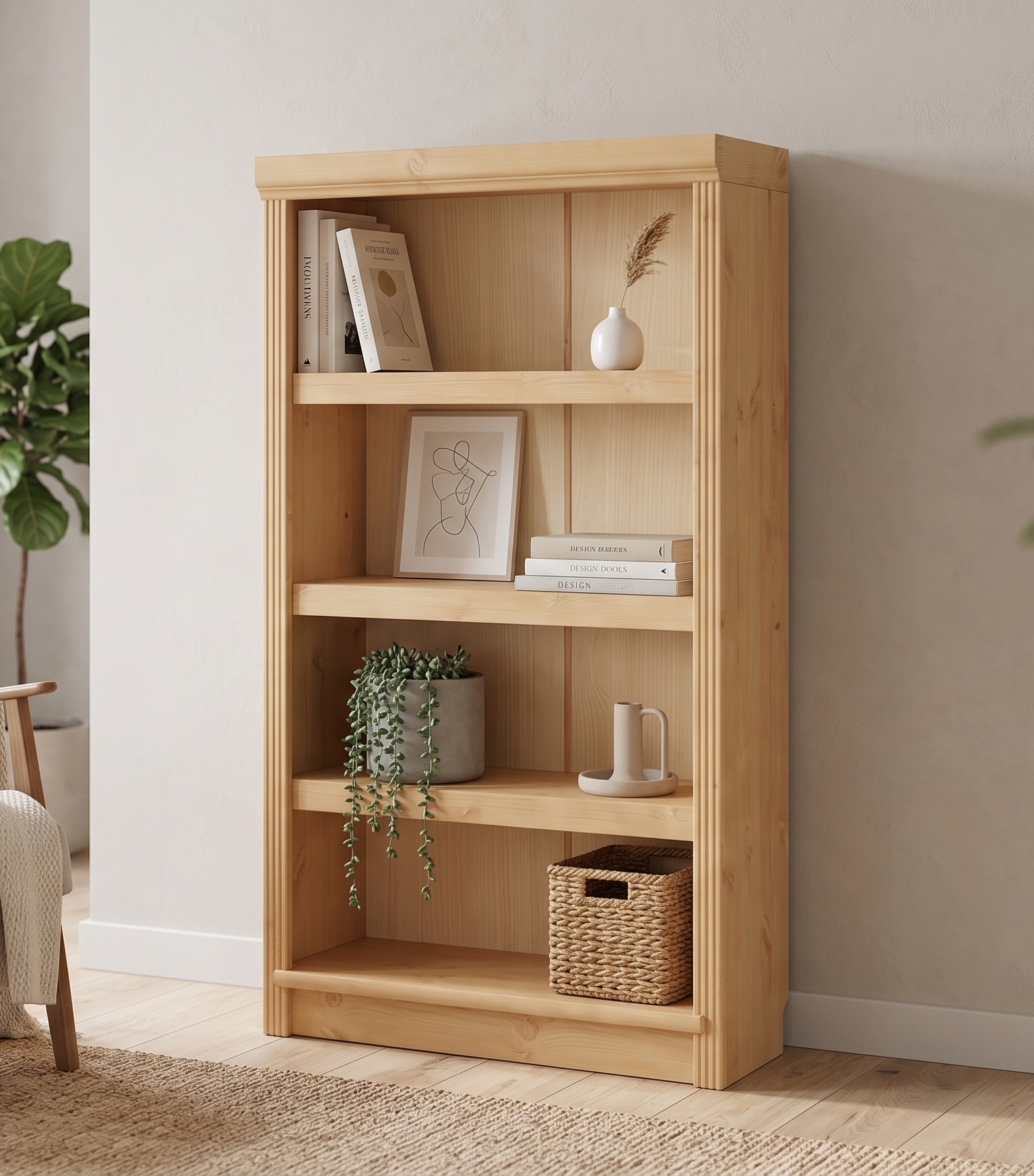 GOODproduct Bücherregal »Soeren« aus massiver Kiefer, Tiefe 29 cm, FSC®-zertifiziert
