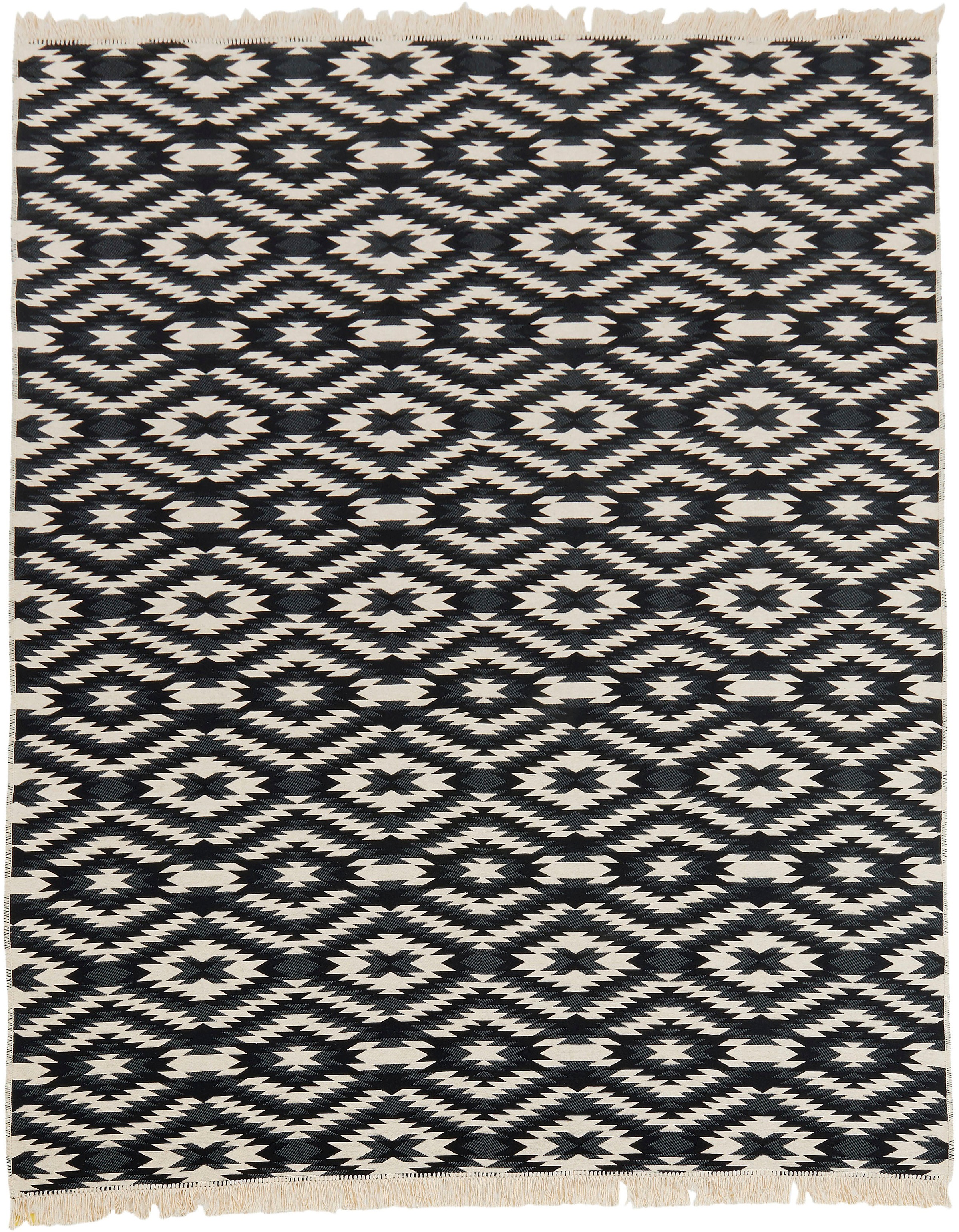 Image of done.® Teppich »BARCELONA«, rechteckig, 8 mm Höhe, Flachgewebe, modernes Ethno Design, mit Fransen, waschbar, ideal im Wohnzimmer & Schlafzimmer bei Ackermann Versand Schweiz