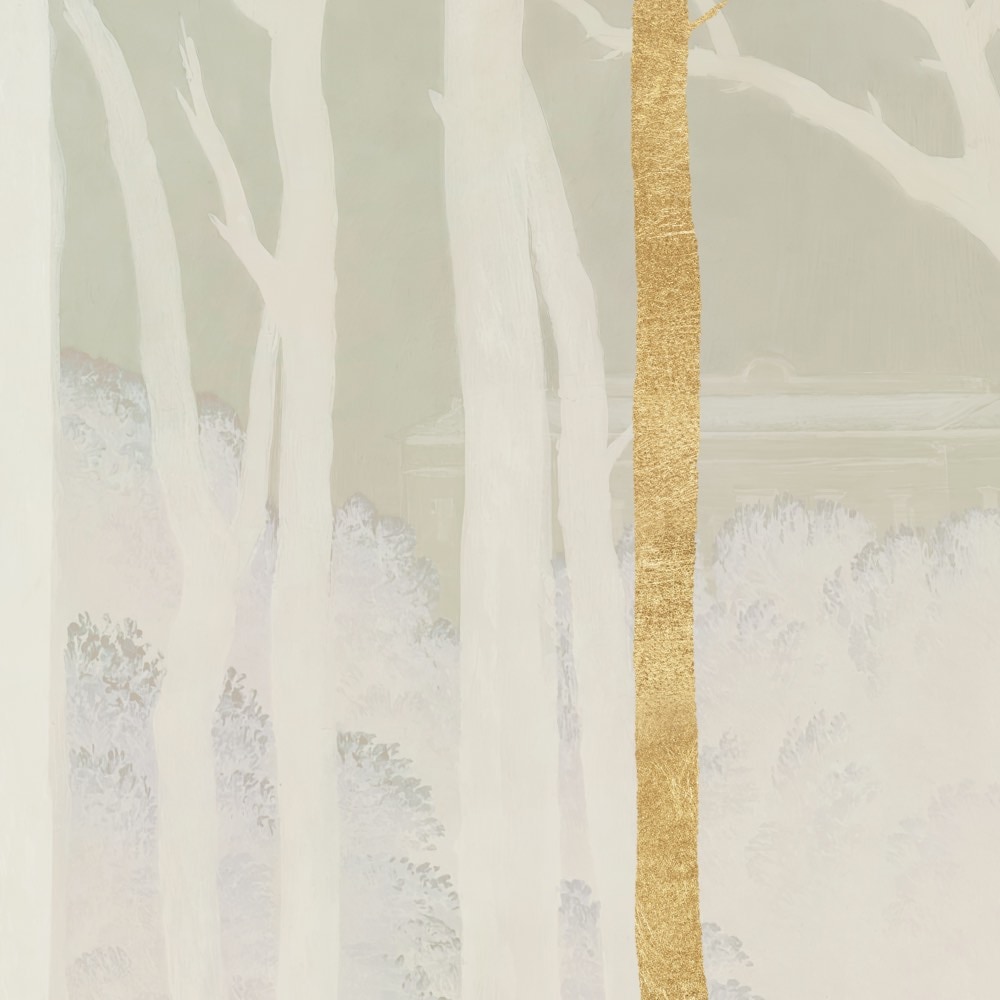 Komar Fototapete »Vlies Fototapete - Golden Pines - Grösse 400 x 250 cm« Motiv | bedruckt glatt