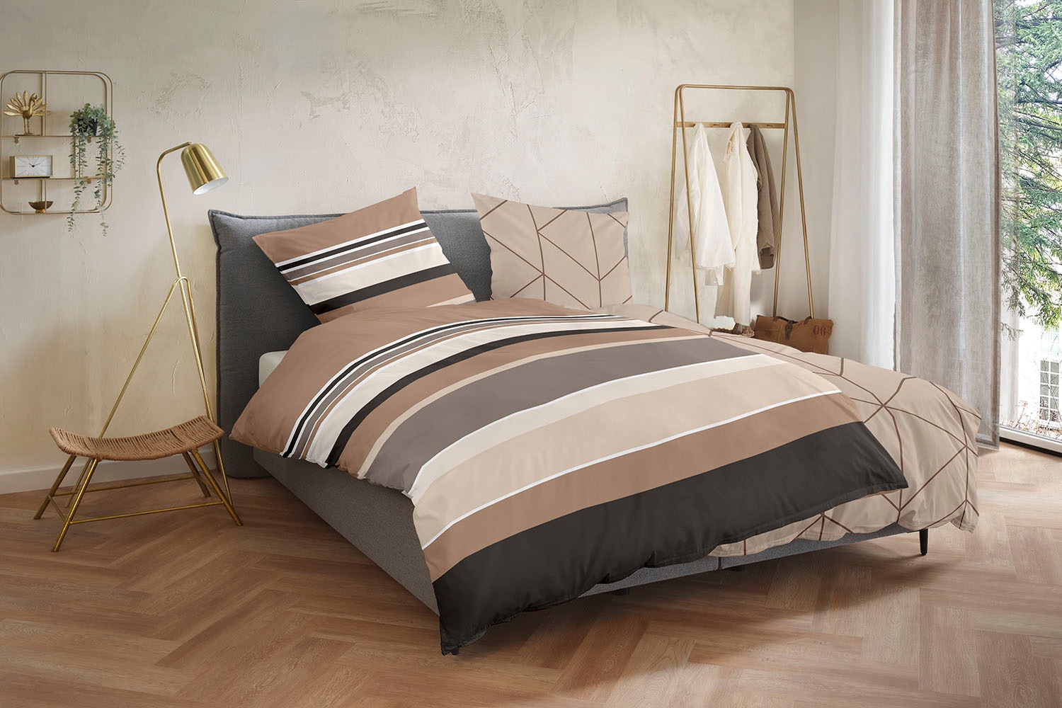 Primera Linge de lit »Satin-Bettwäsche Golden« 2