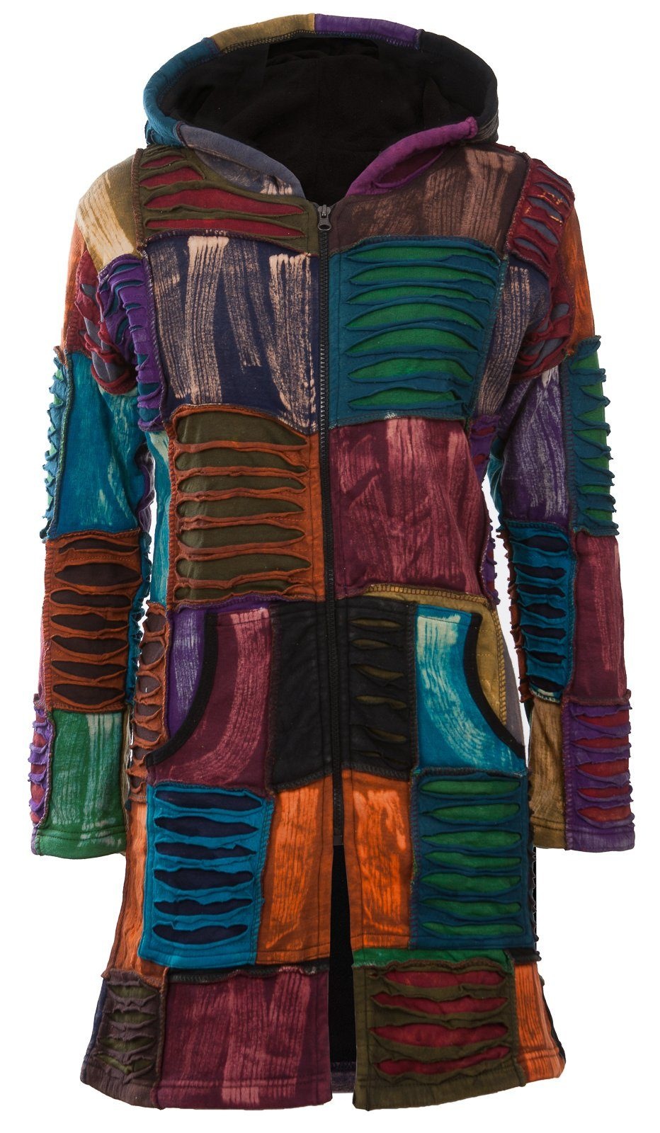 Strickmantel »Patchwork Mantel Multicolor FLOWER POWER«