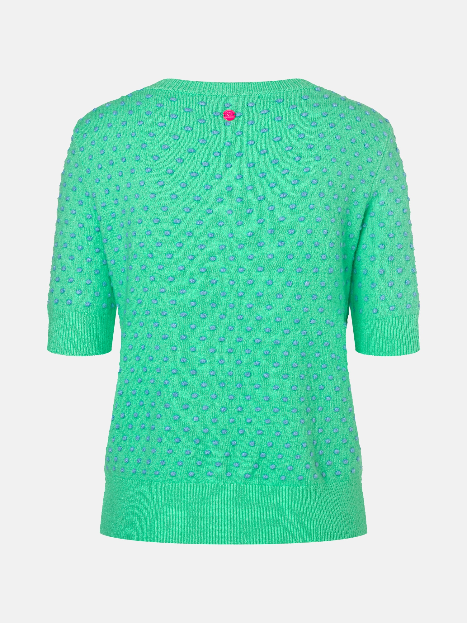 Lieblingsstück Rundhalspullover »TanjaL« mit kurzen Ärmeln, gepunktet