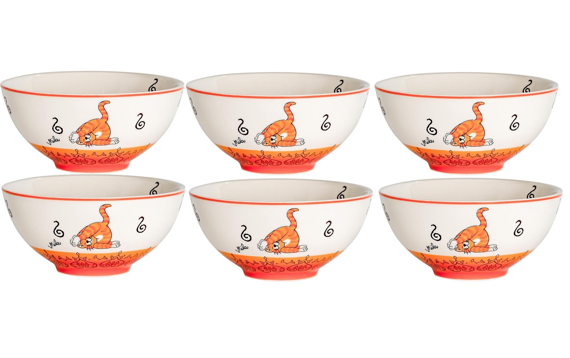 Image of Mila Schale »Oommh Yoga 6 Stück, Wei«, aus Keramik bei Ackermann Versand Schweiz