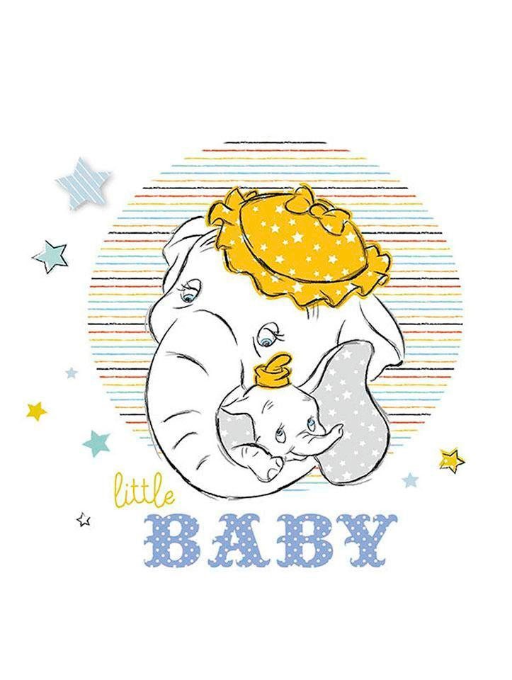 Image of Komar Bild "Dumbo Little Baby" Disney 1 Stk. tlg. Wandbild zur Dekoration im Kinderzimmer - ohne Rahmen
