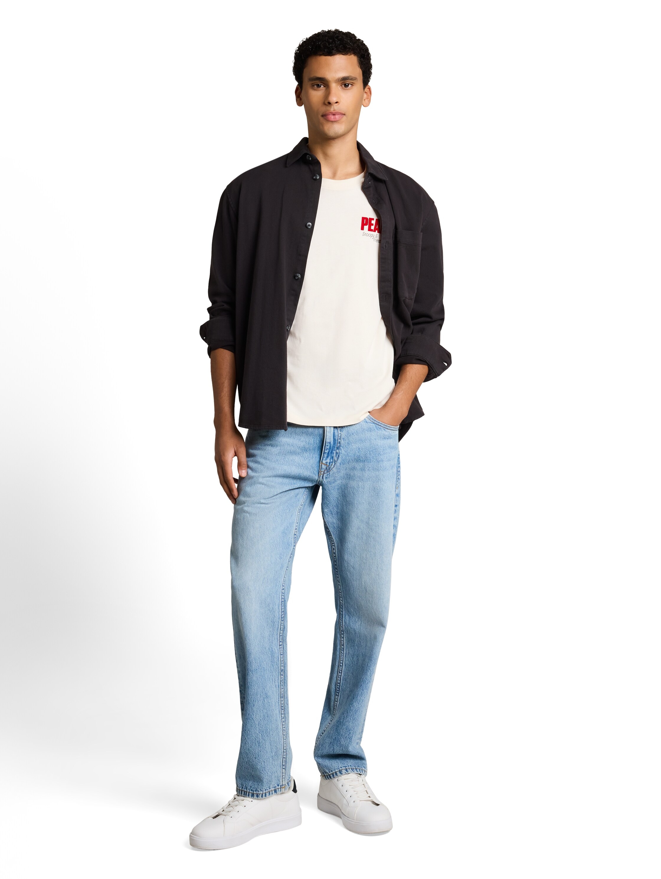 TOM TAILOR Denim Shirt à col rond