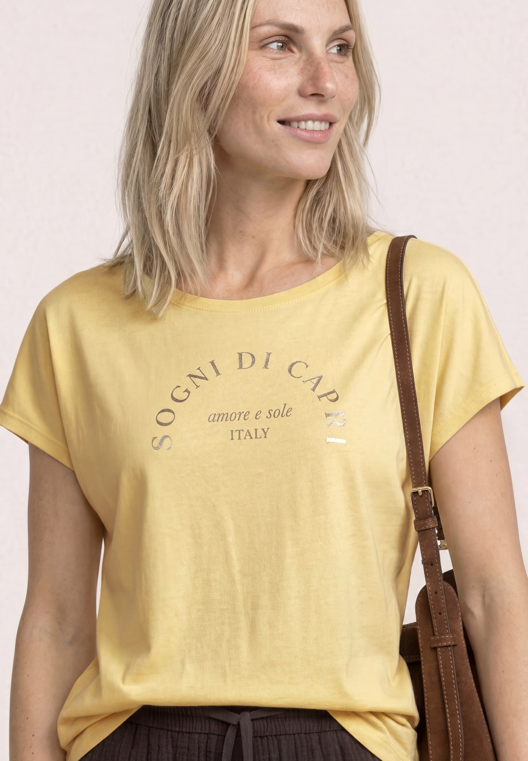 Image of STREET ONE Shirttop Sommershirt mit Wording Artwork