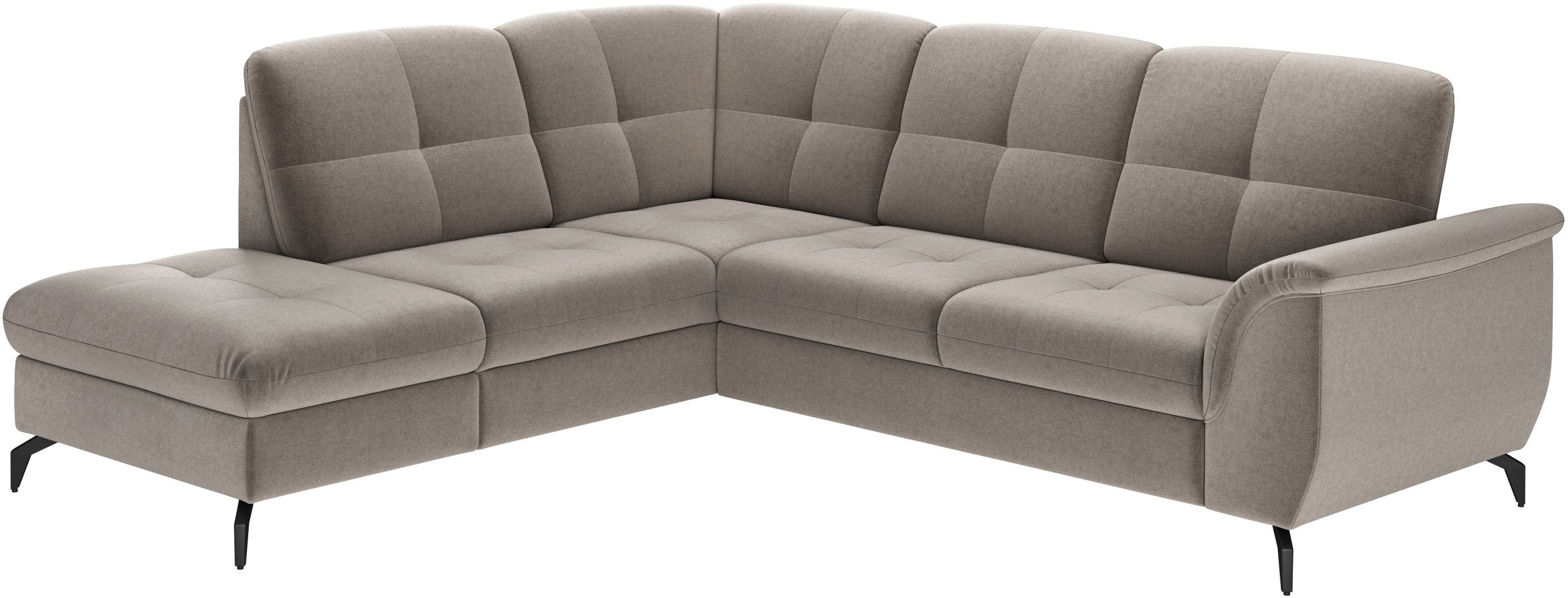 sit&more Ecksofa »Zora L-Form«, wahlweise mit Bettfunktion und Bettkasten