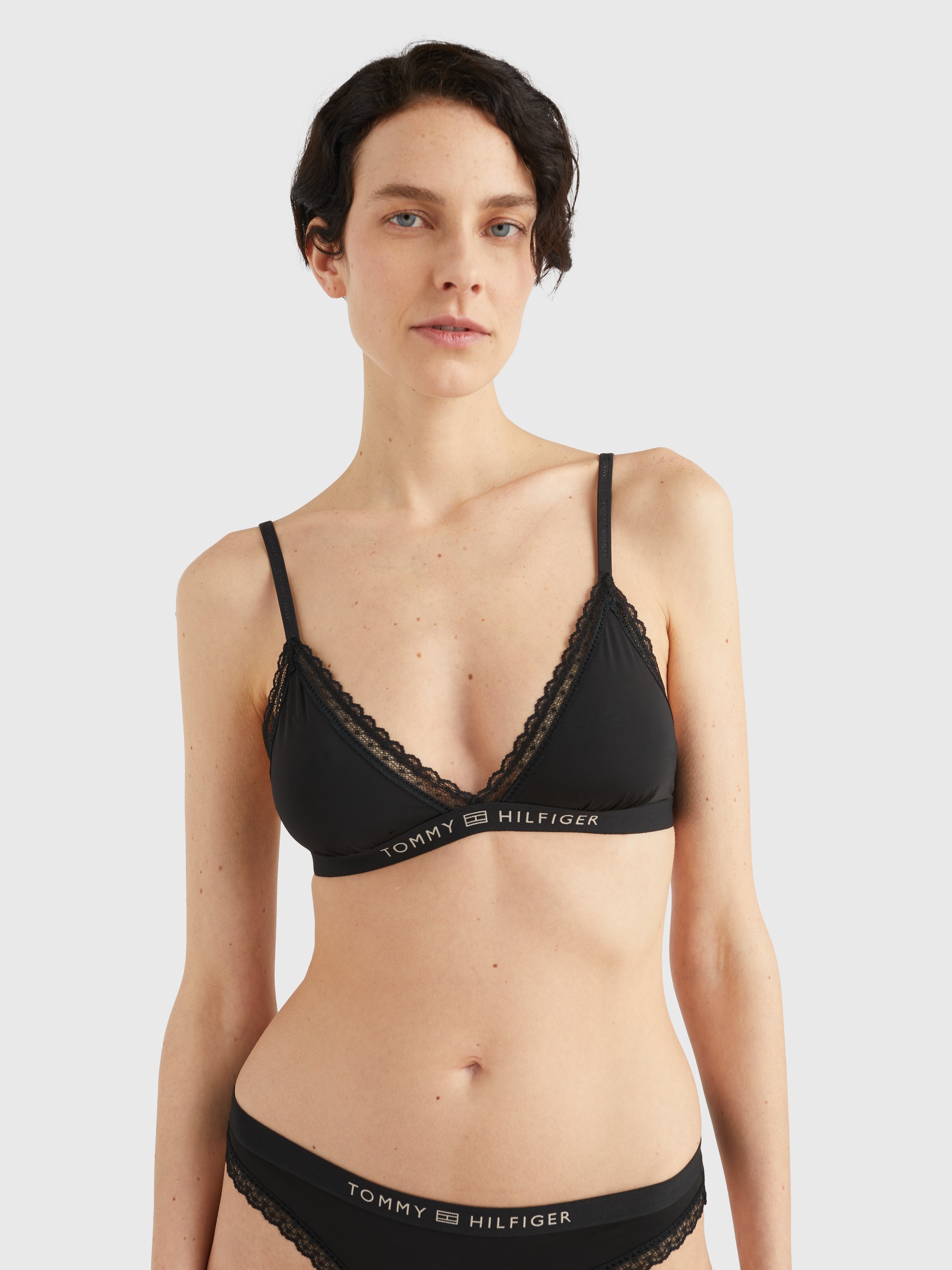 Bralette-BH »UNLINED TRIANGLE«, mit Tommy Hilfiger Markenlabel