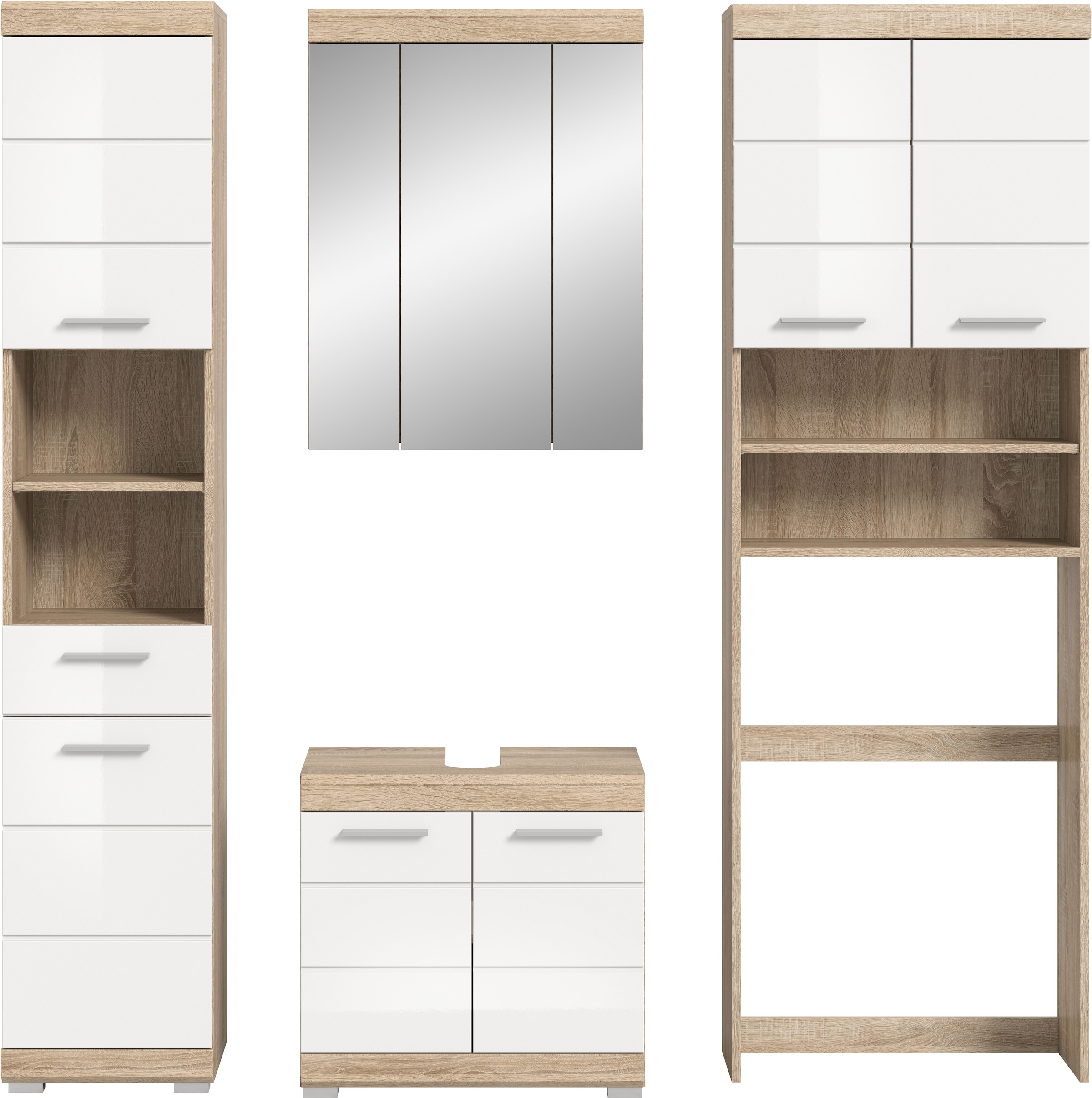 INOSIGN Ensemble de meubles de salle de bain »Siena, 4 teilig, bestehend aus:« Set, TOPSELLER!, 4 cuis tlg.