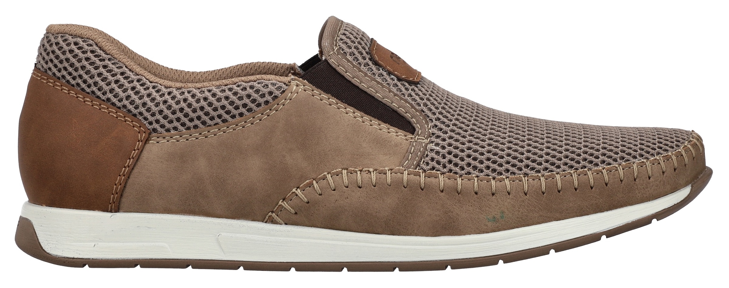 Rieker Slipper  Sneaker slip-on, chaussure à enfiler avec inserts stretch