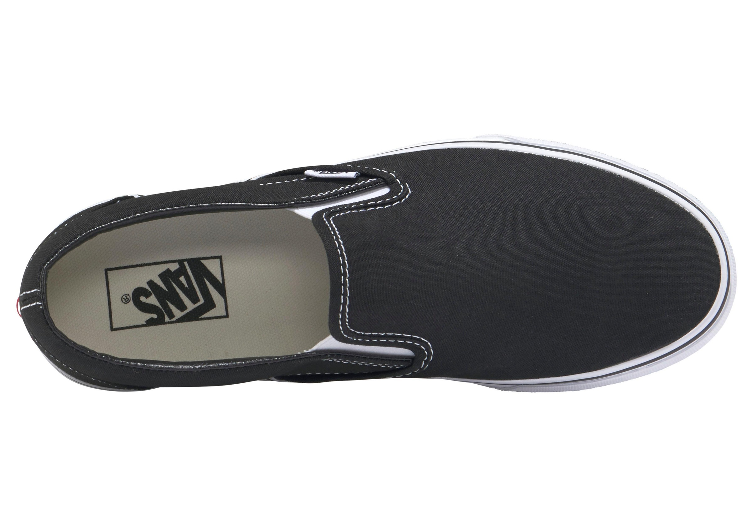 Vans Slip-On Sneaker »Classic Slip-On«, aus textilem Canvas-Material