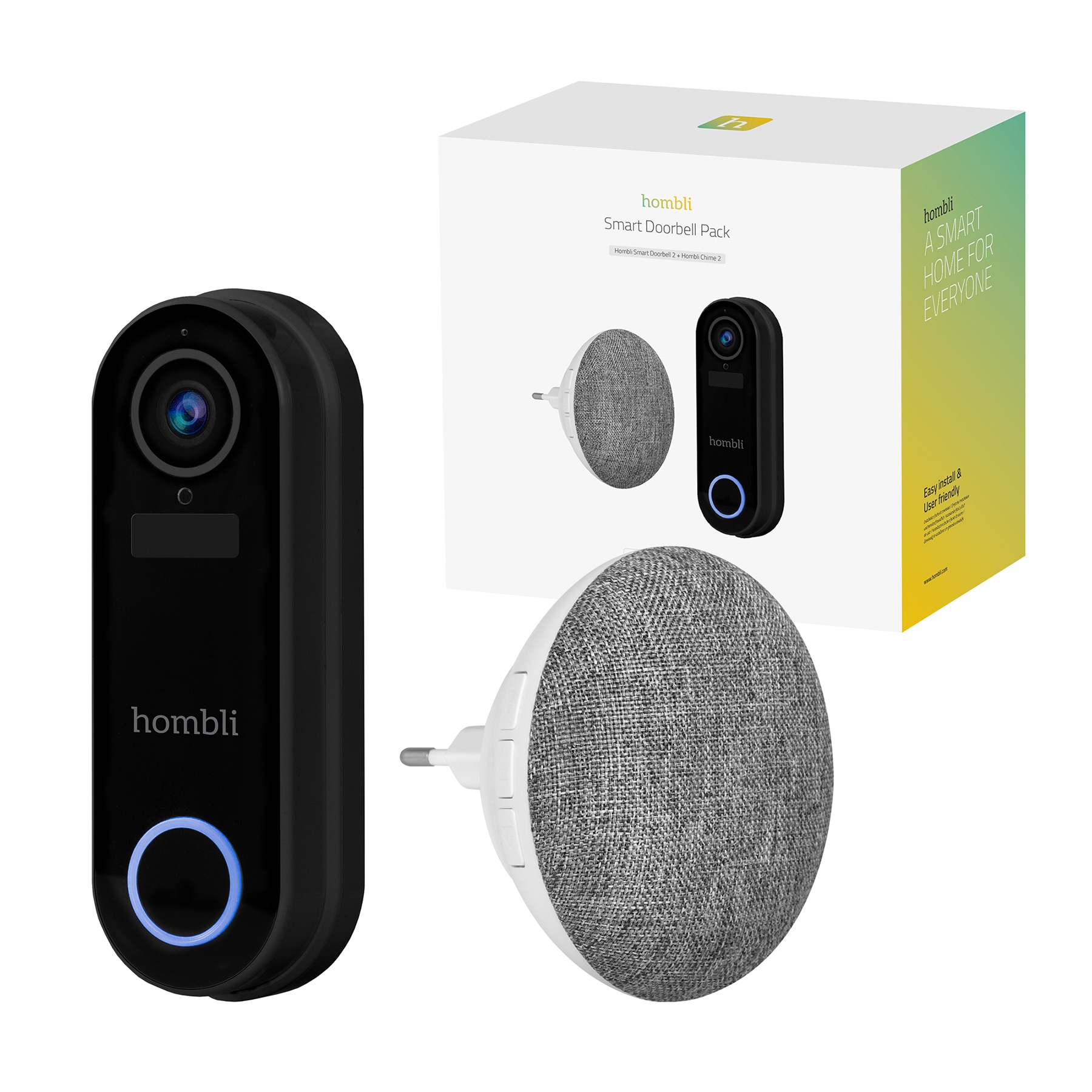 Hombli Smart Home Türklingel »smarte Türklingel 2 + Gong«, Aussenbereich