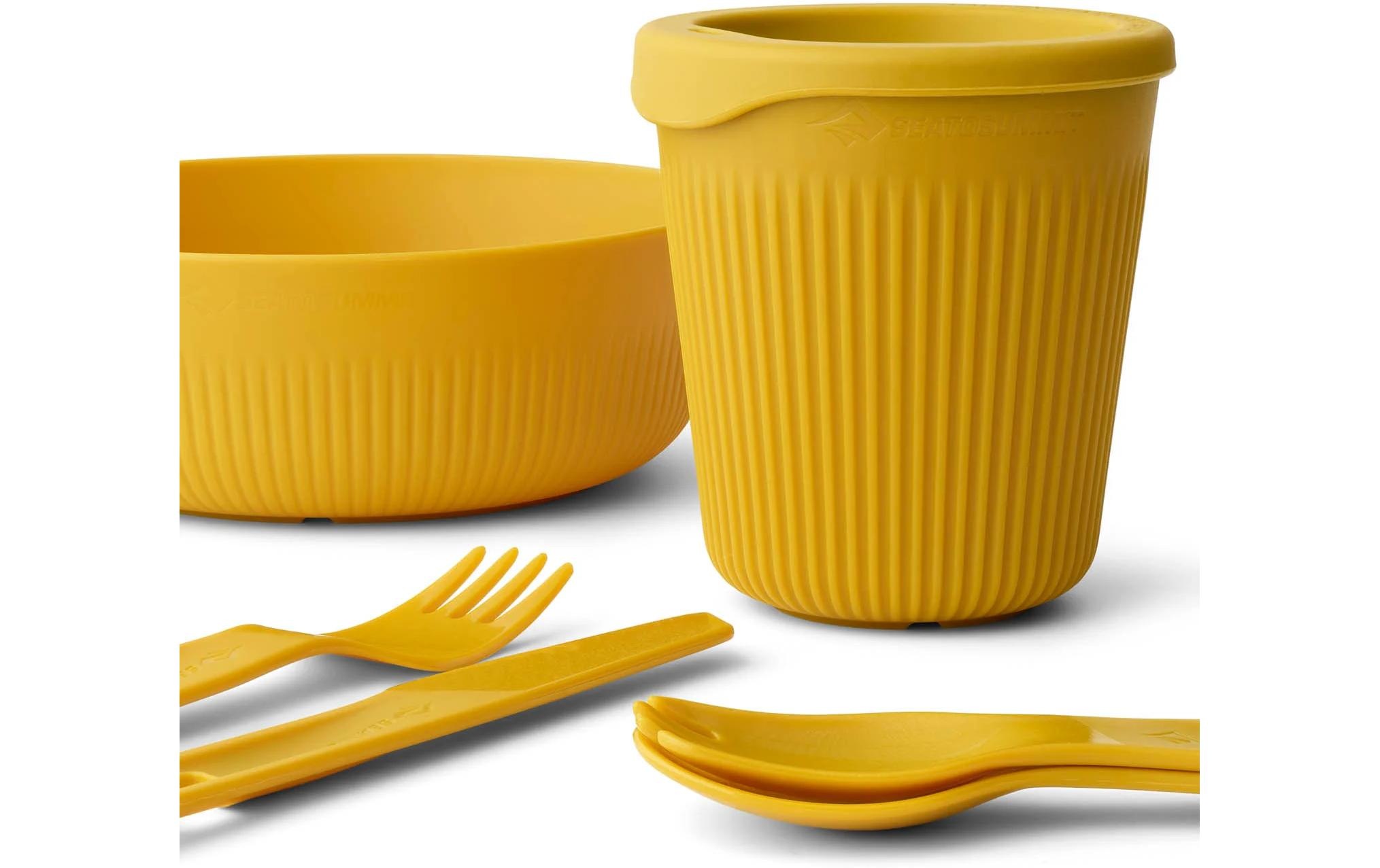 sea to summit Geschirr-Set »Passage Dinnerware Set«, Stapelbar
