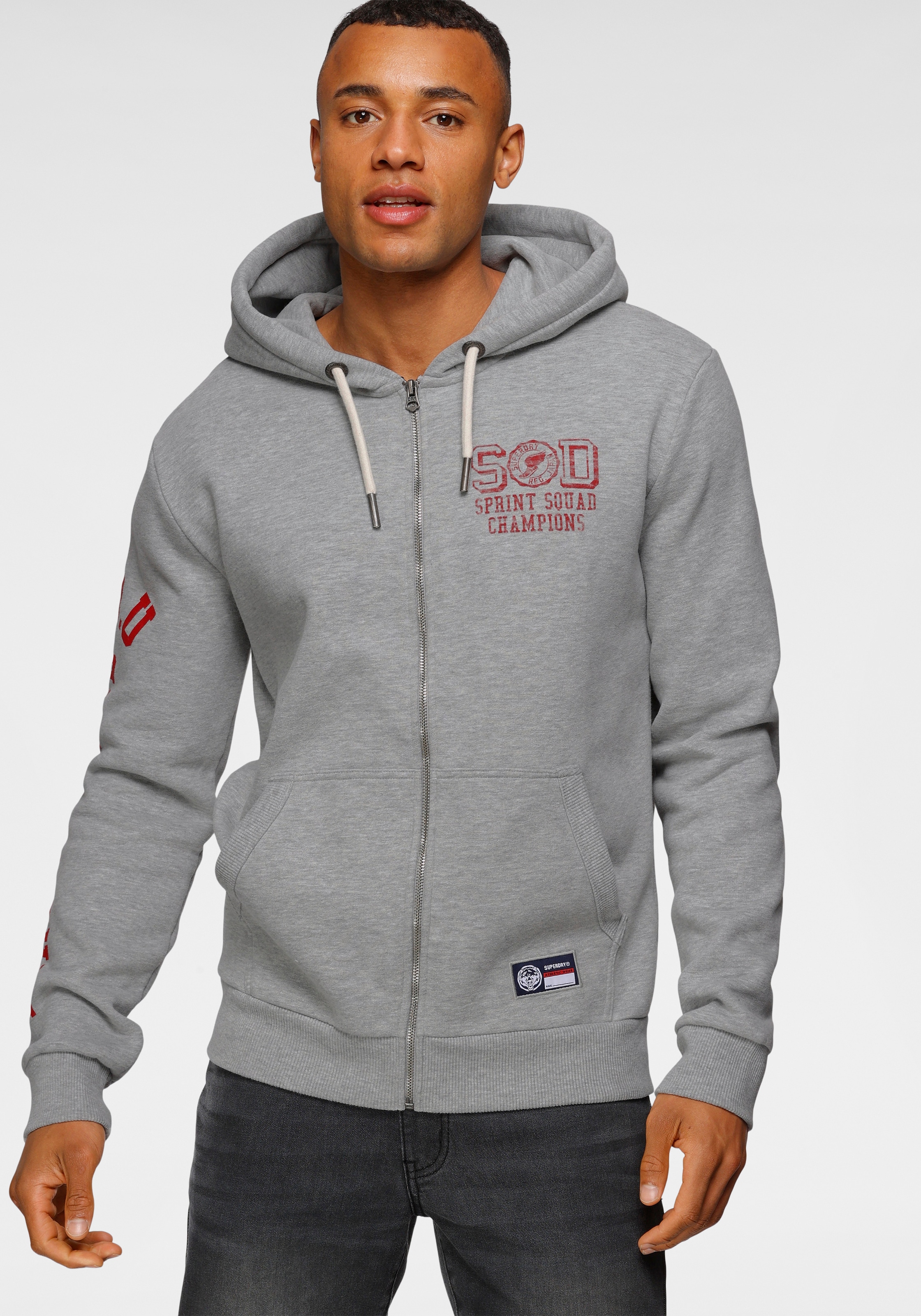 Image of Superdry Kapuzensweatjacke »T&F ZIPHOOD« bei Ackermann Versand Schweiz