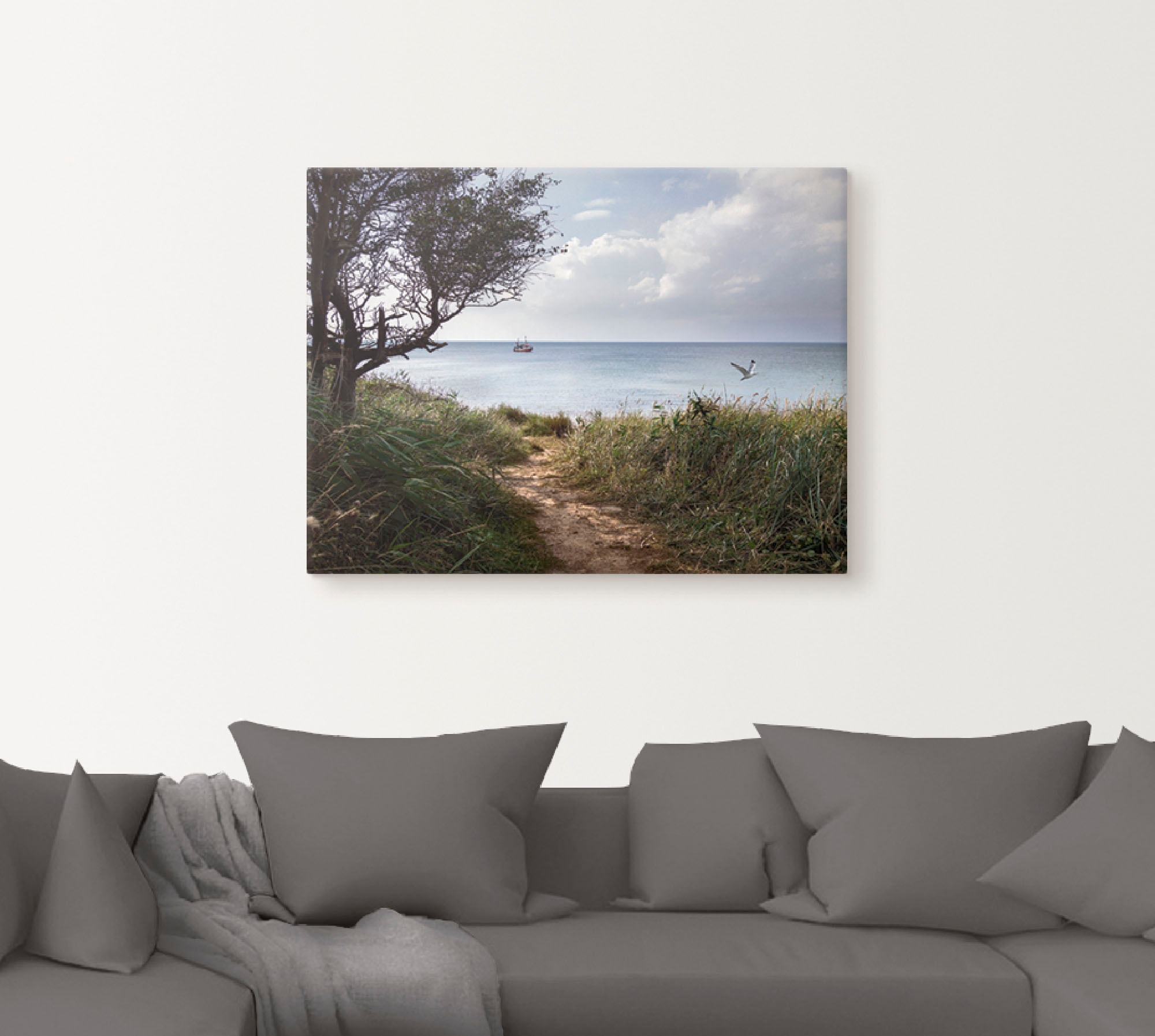 Artland Wandbild »Wege zum Meer....«, Gewässer, (1 St.), als Leinwandbild, Poster in verschied. Grössen