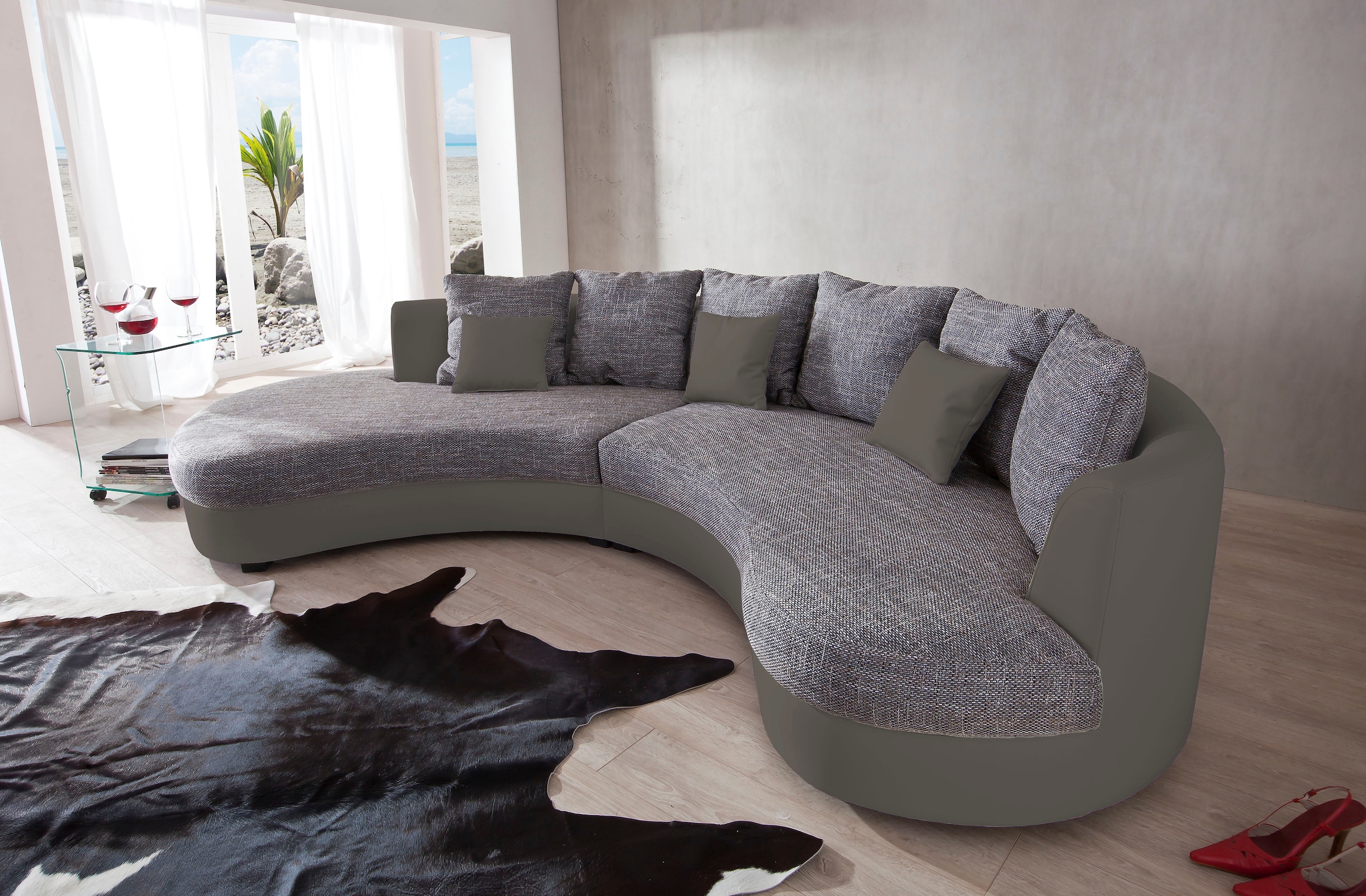 INOSIGN Ecksofa »Limoncello L-Form«, ergonomische Form