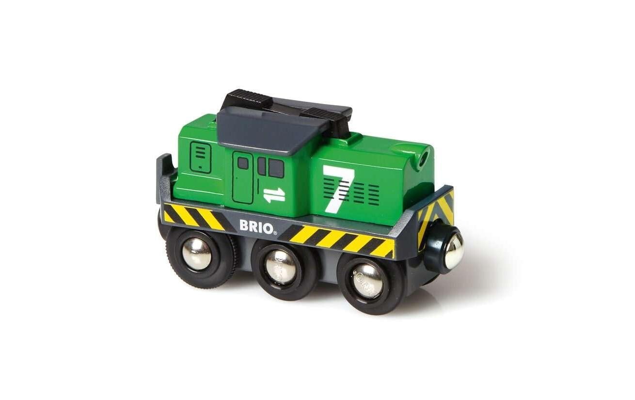 BRIO® Locomotive de train jouet »BRIO Batterie-Frachtlok«