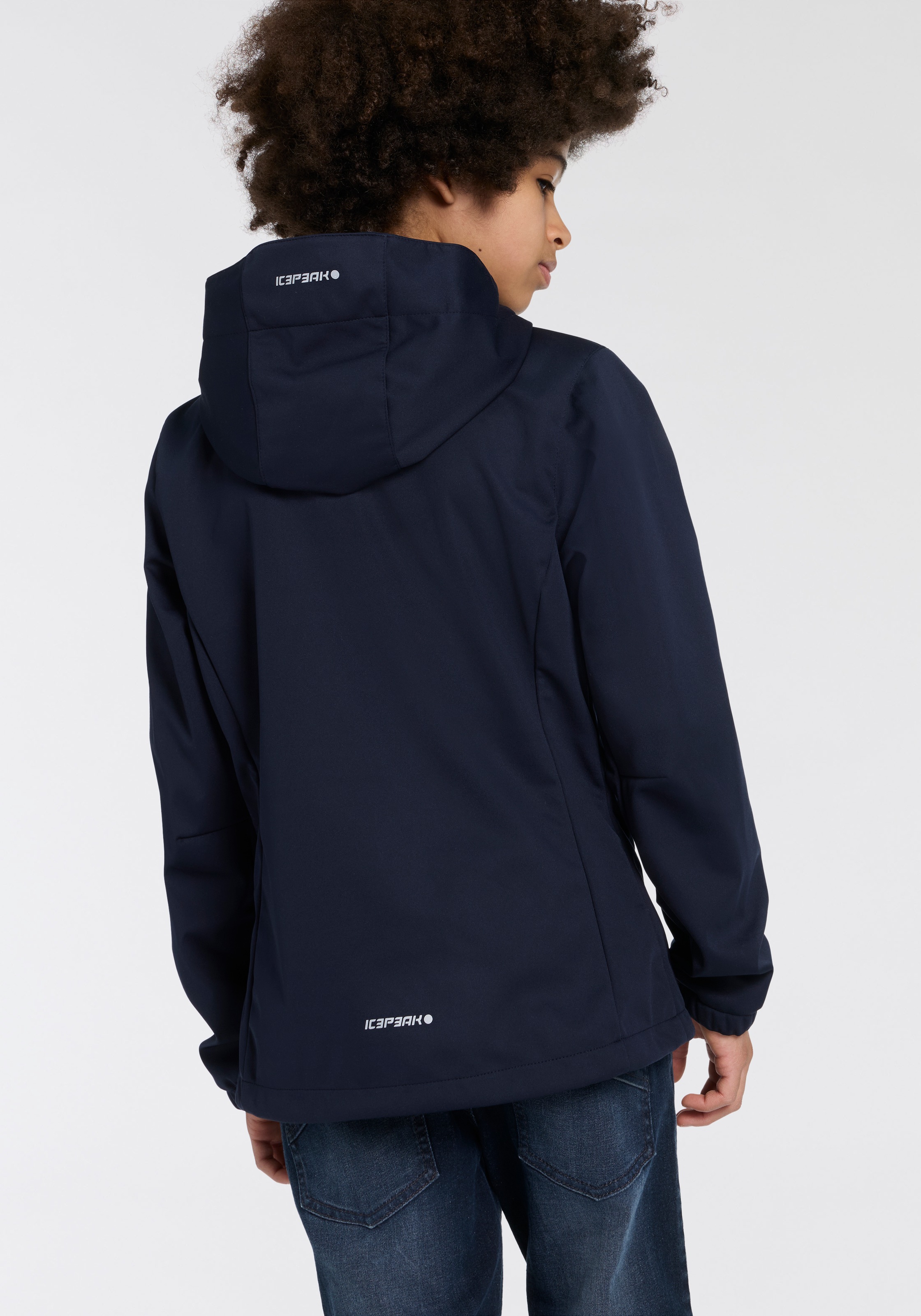 Icepeak Softshelljacke »KULM JR«, (1 St.), mit Kapuze