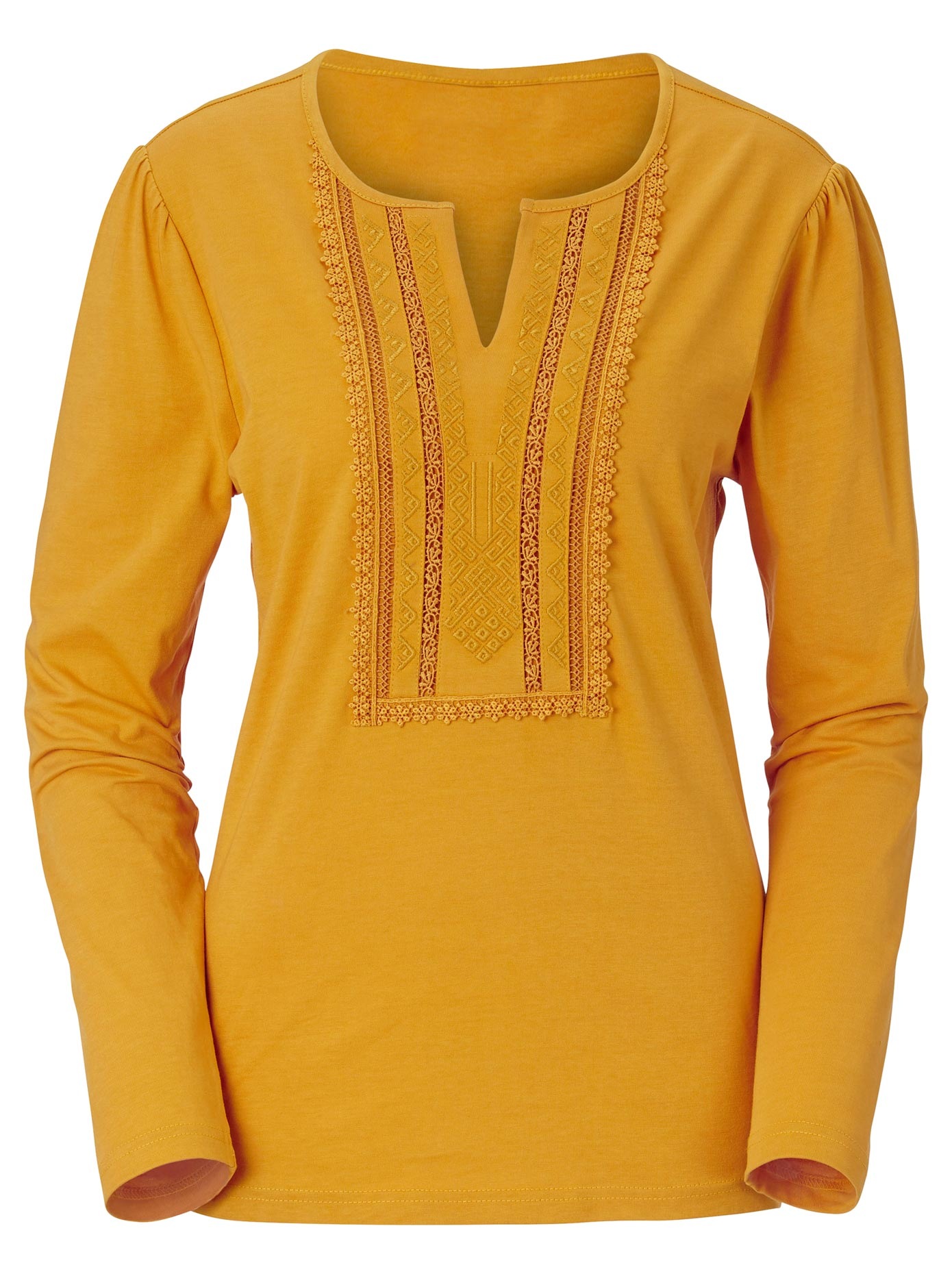 Classic Inspirationen Shirt mit Ton-in-Ton-Stickerei