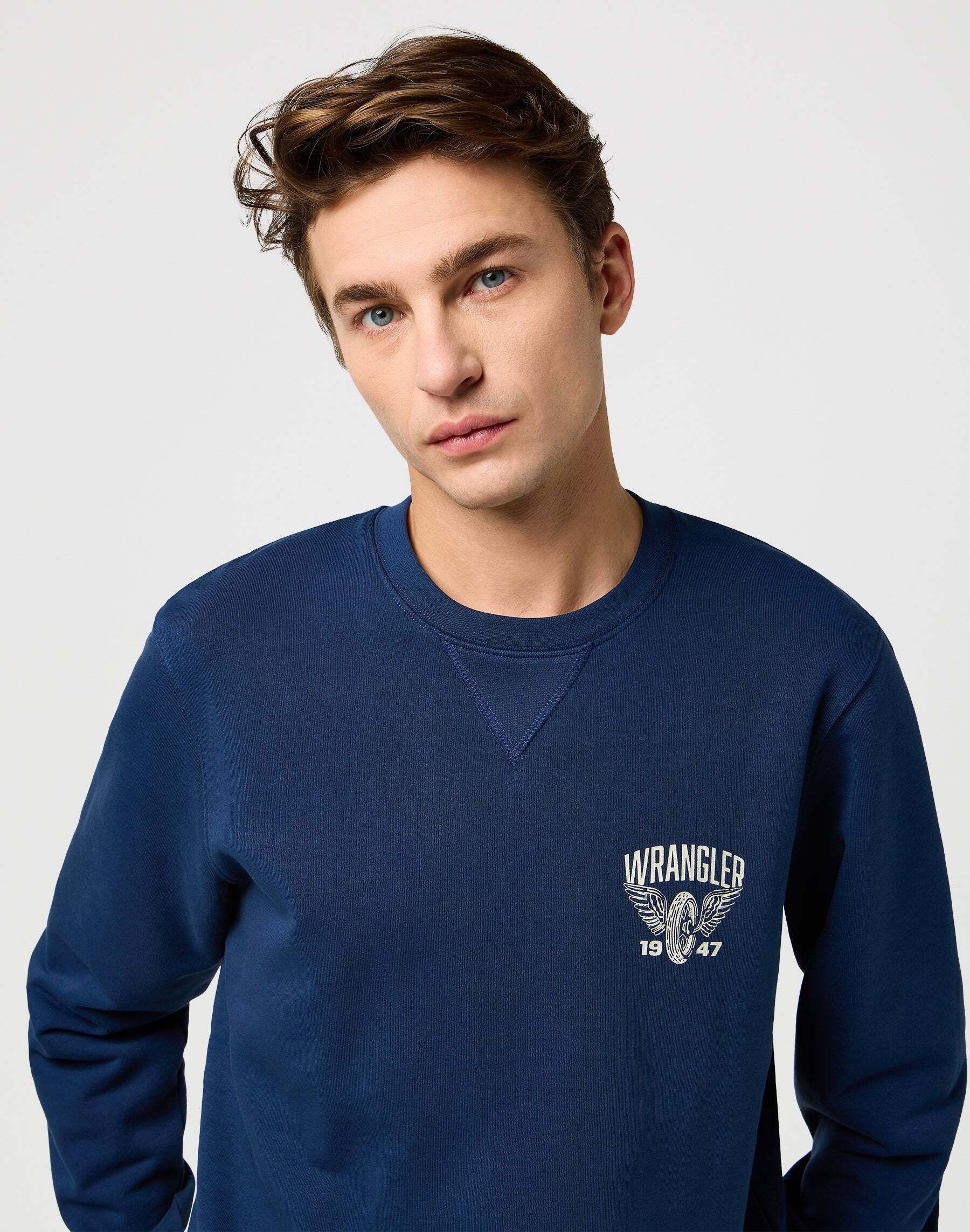 Wrangler Sweatshirt »WRANGLER Sweatshirt Americana Crew«
