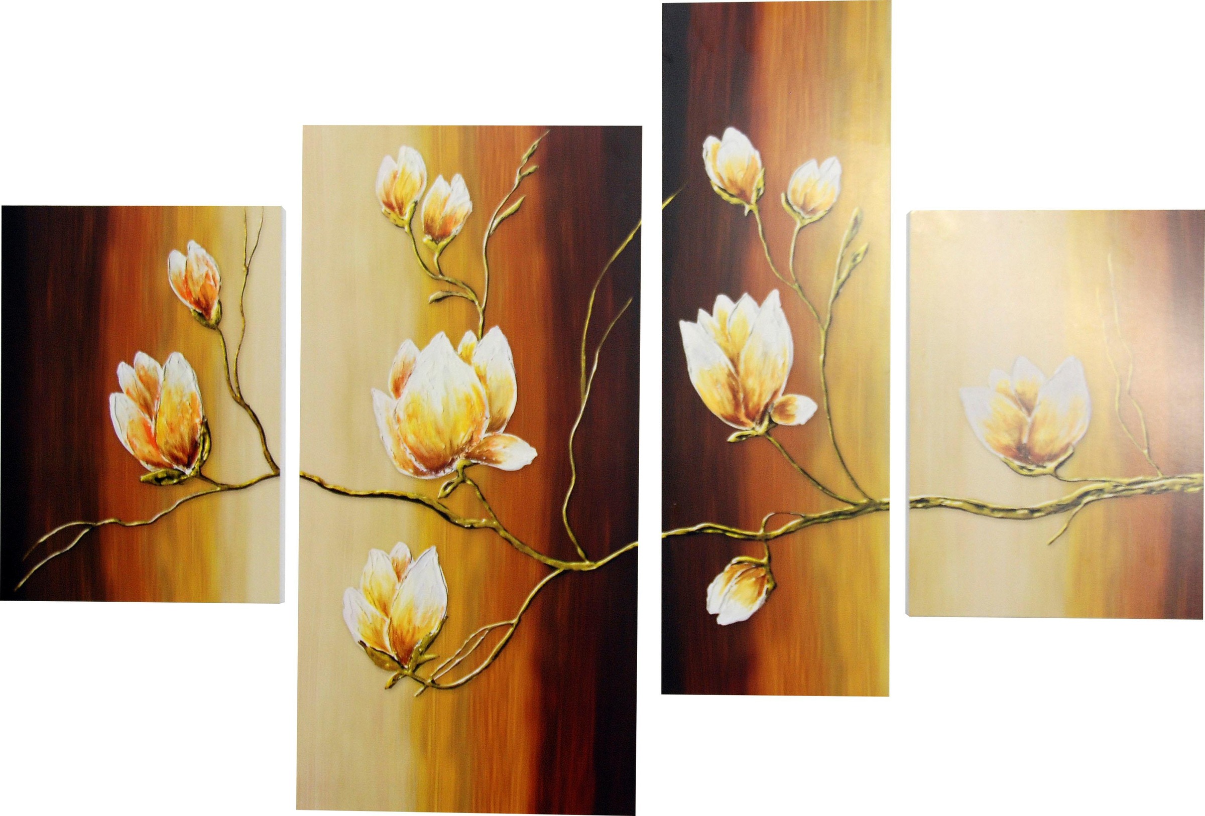 Image of DELAVITA Bild »RUMIN / Magnolienzweig«, (4 St., 4-teilig) bei Ackermann Versand Schweiz