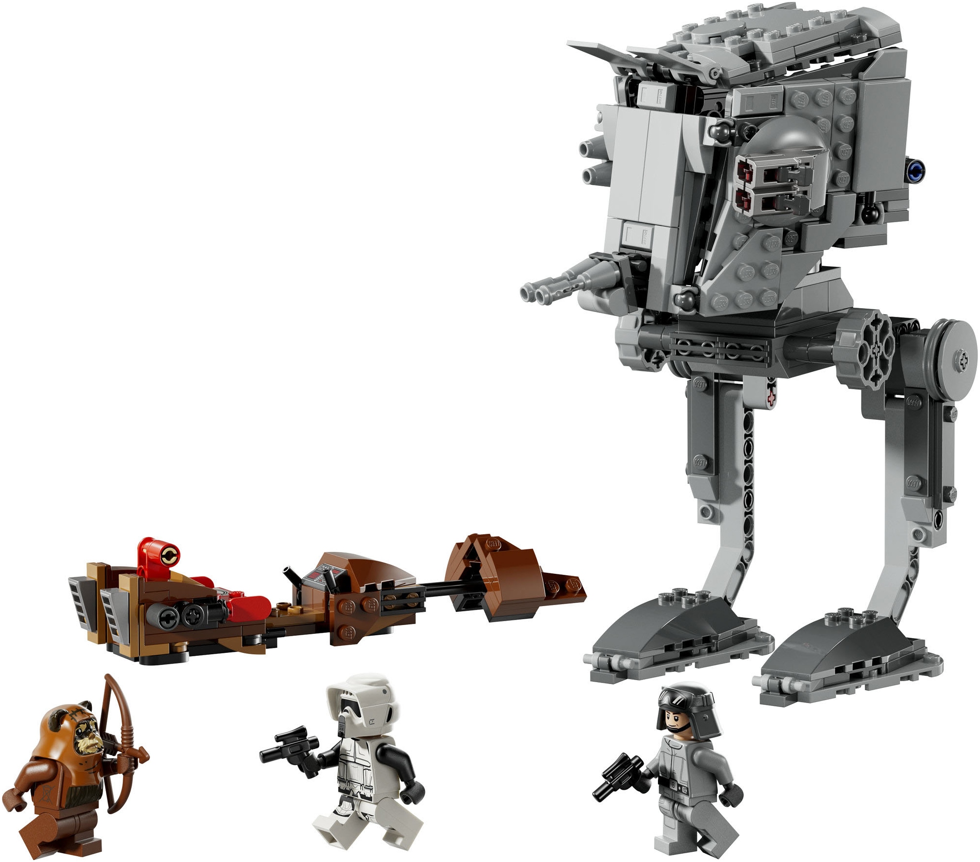 LEGO® Konstruktionsspielsteine »SMART Play: AT-ST Angriff auf Endor (75424), LEGO Star Wars ™« Mit SMART Brick kombatibel (nicht im Lieferumfang enthalten)