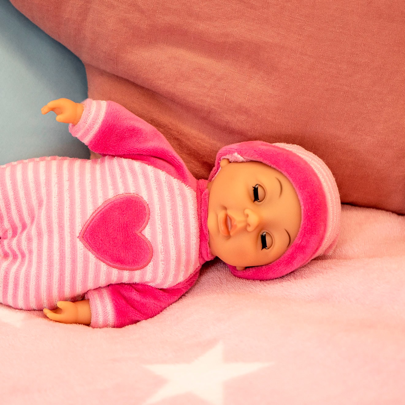 Bayer Babypuppe »My First Baby, 28 cm pink/rosa«