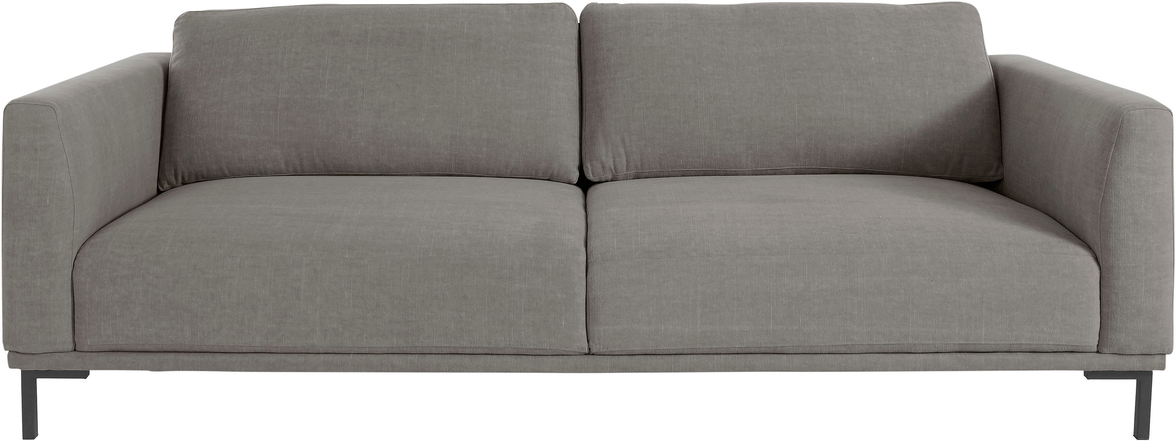 Image of GOODproduct 3-Sitzer »Fillin«, Struktur-Bezug hergestellt aus recycelten PET-Flaschen, mit losen Rückenkissen und Metallbeinen bei Ackermann Versand Schweiz