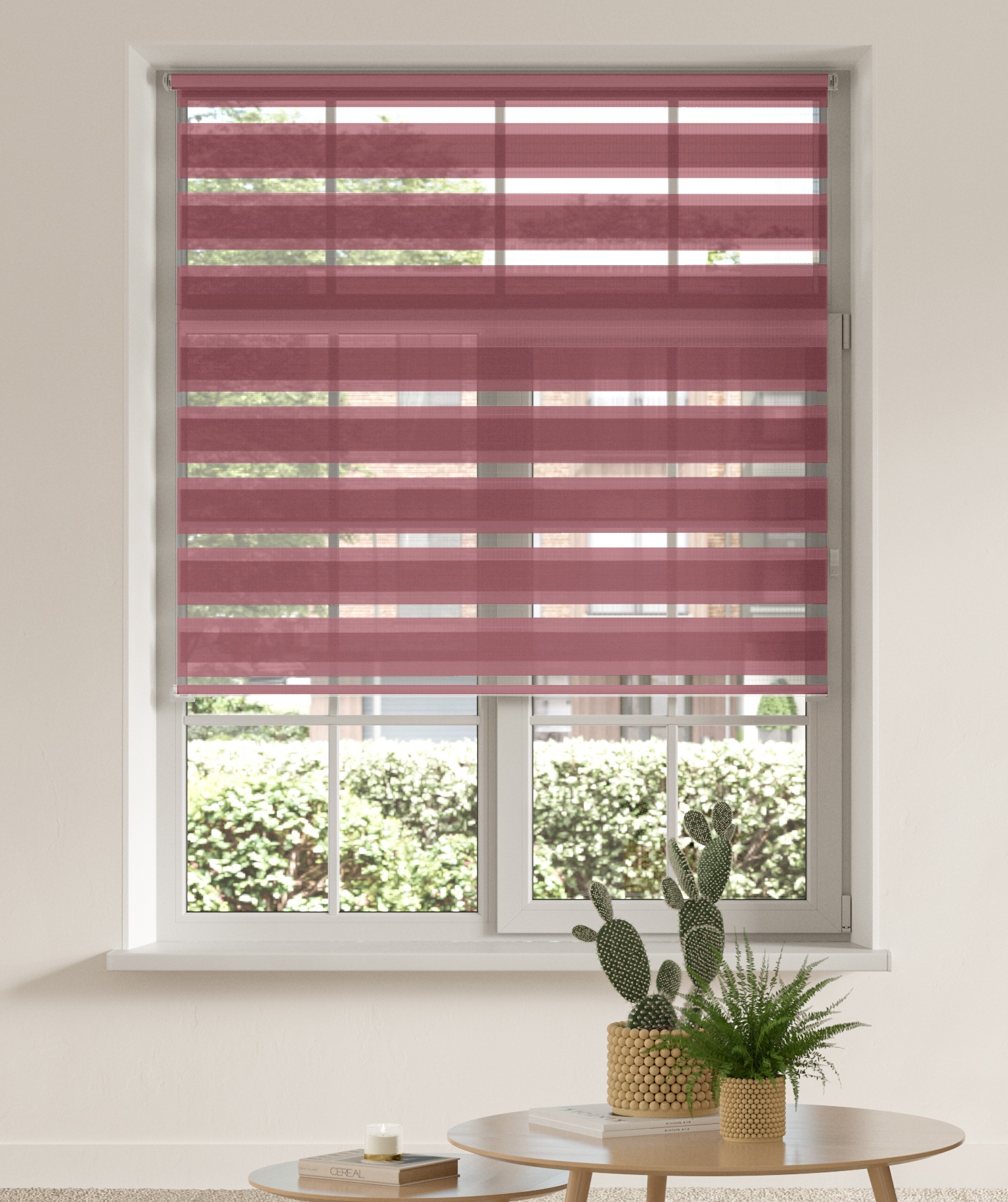 Image of GOODproduct Doppelrollo "MARANO" Lichtschutz Sichtschutz Verdunkelung ohne Bohren freihängend Fixmass, Bestseller mit über 7000 4,5-Sterne-Bewertungen, Klemmträgern