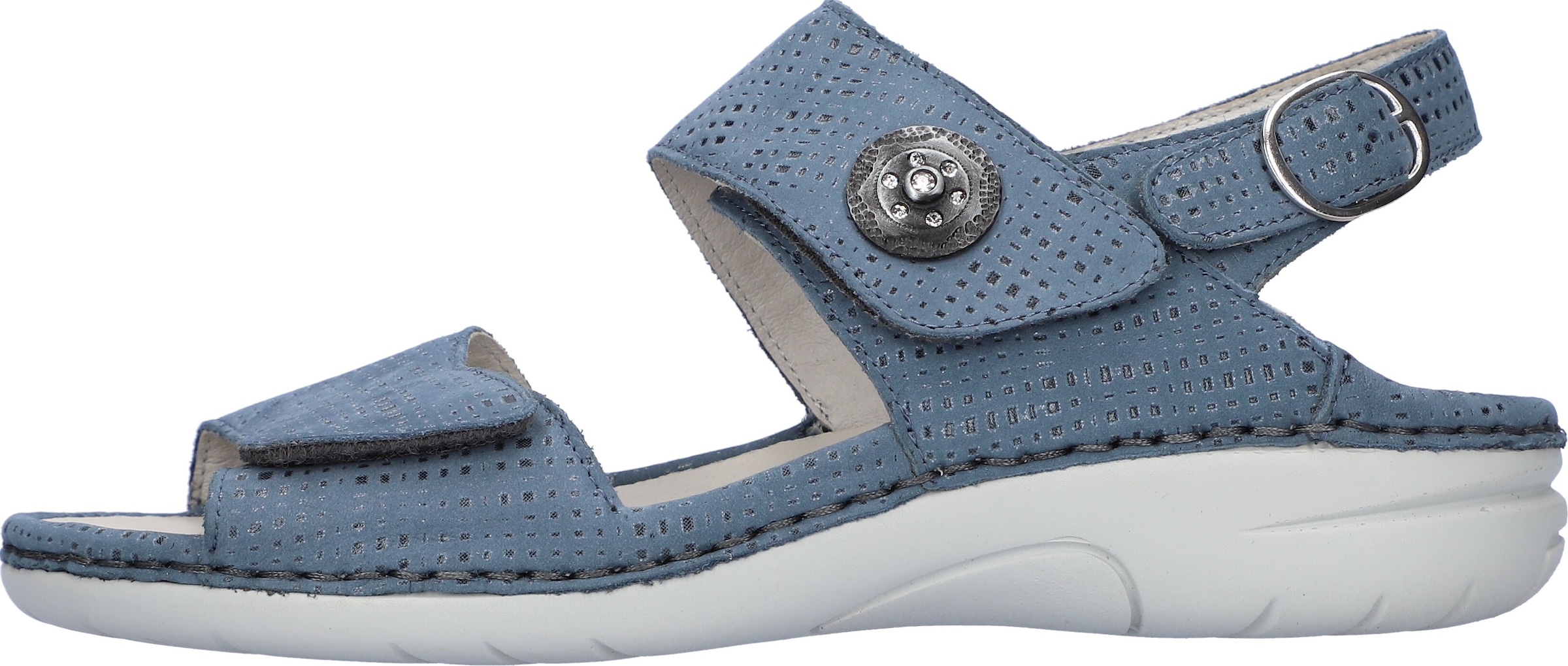 Waldläufer Sandale »Gunna«, Sommerschuh, Sandalette, Keilabsatz, in bequemer Schuhweite G