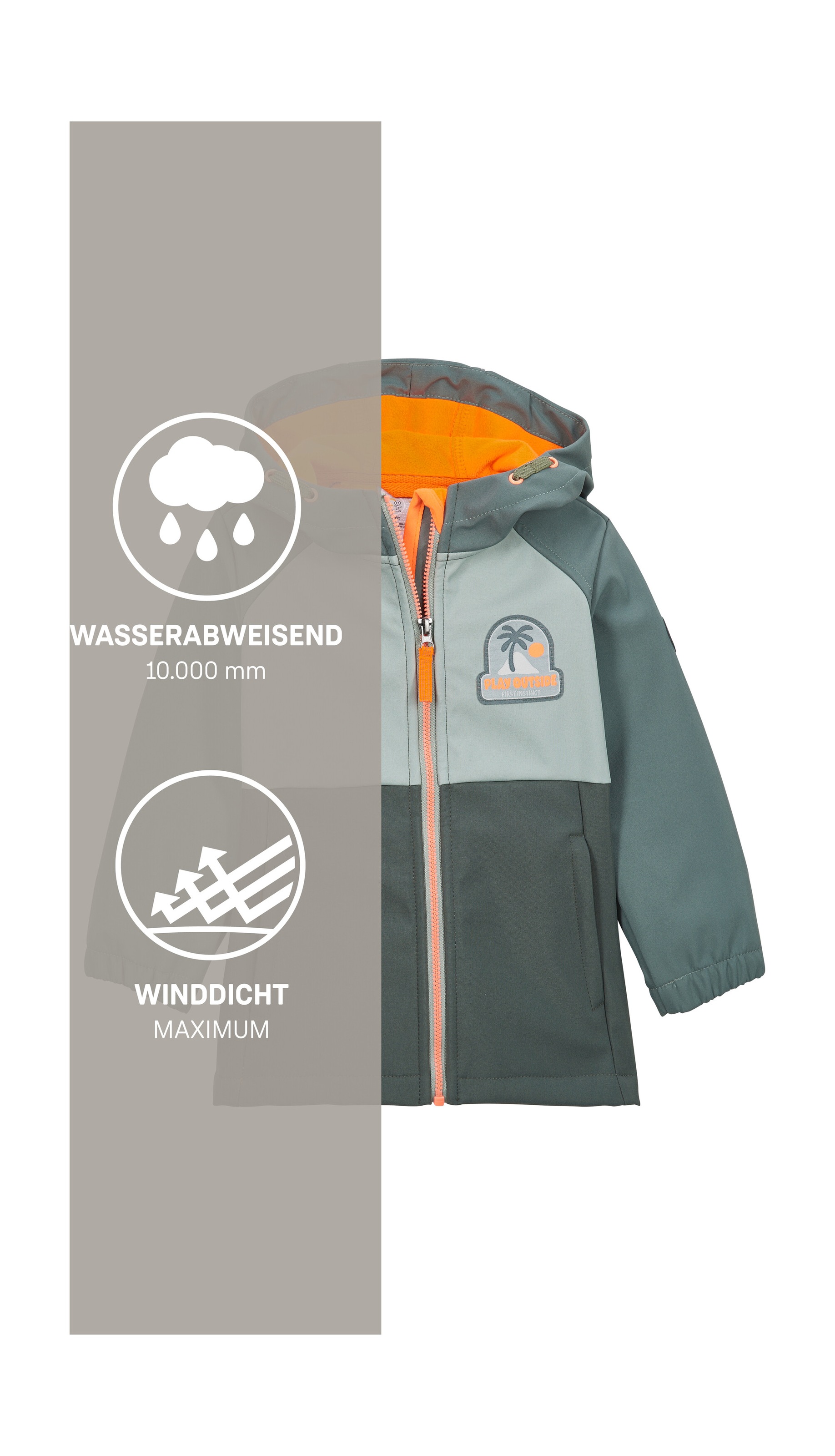 first instinct by killtec Veste softshell »FIOS 4 MNS SFTSHLL JCKT« veste softshell déperlante avec design colourblock