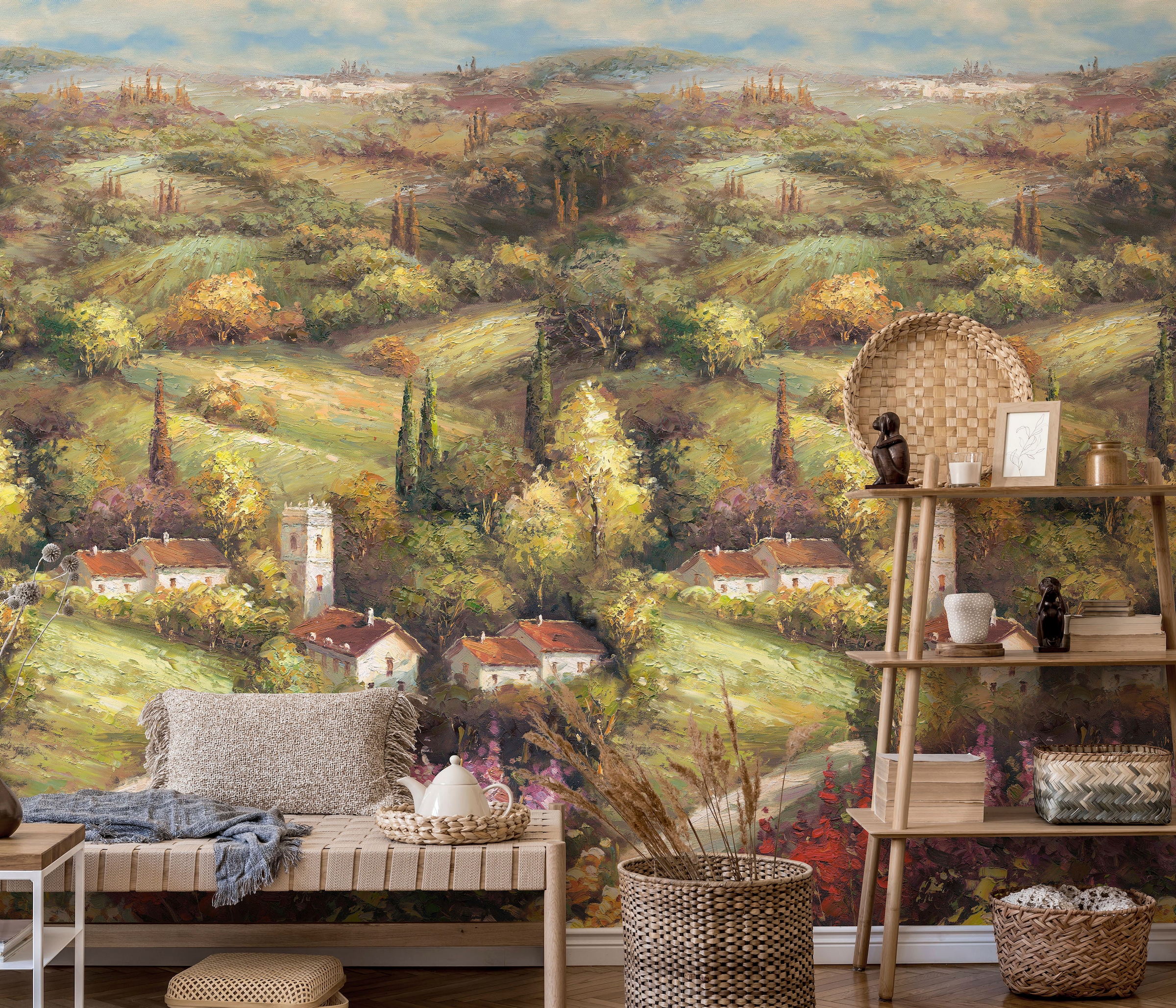 Image of Fashion for walls Fototapete "Tuscany" floral glatt Phthalate frei