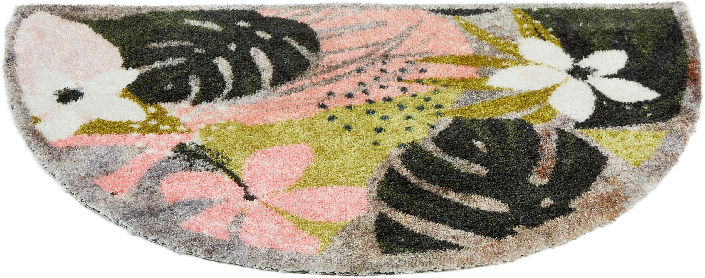 ASTRA Fussmatte »Pure&Soft 013« halbrund 7 mm Höhe Sauberlaufmatte, weiche Oberfläche, waschbar, rutschfest