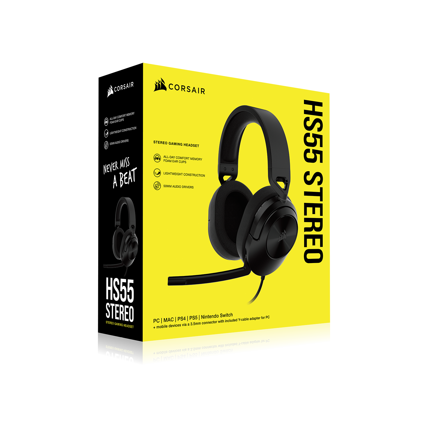 Corsair Gaming-Headset »HS55 Stereo Carbon«