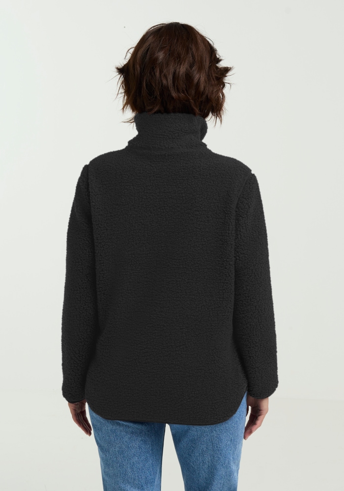 Jack Wolfskin Veste polaire »HIGH CURL JKT W« avec fermeture éclair continue, en polaire Sherpa, respirant