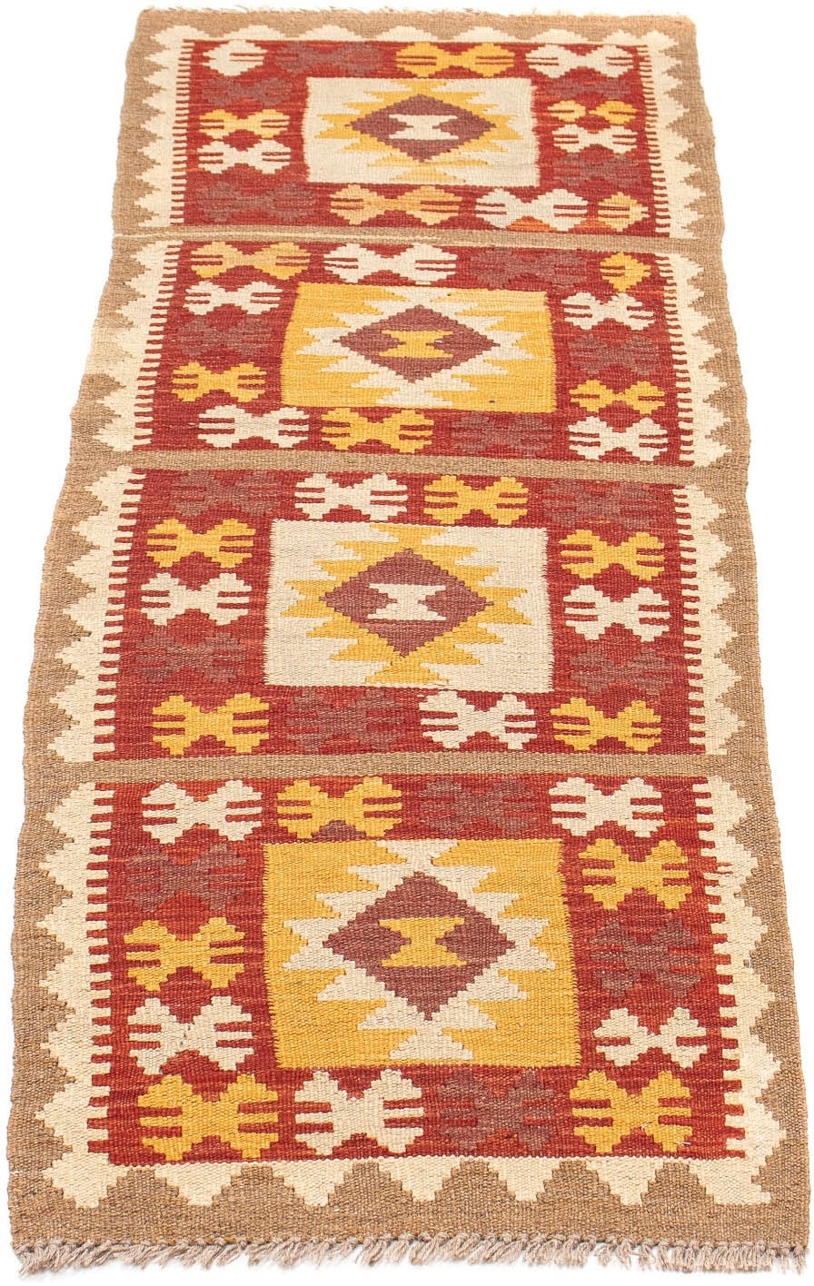 Image of morgenland Läufer »Kelim Maimene Durchgemustert 189 x 52 cm«, rechteckig, 0,5 mm Höhe, Wendeteppich bei Ackermann Versand Schweiz