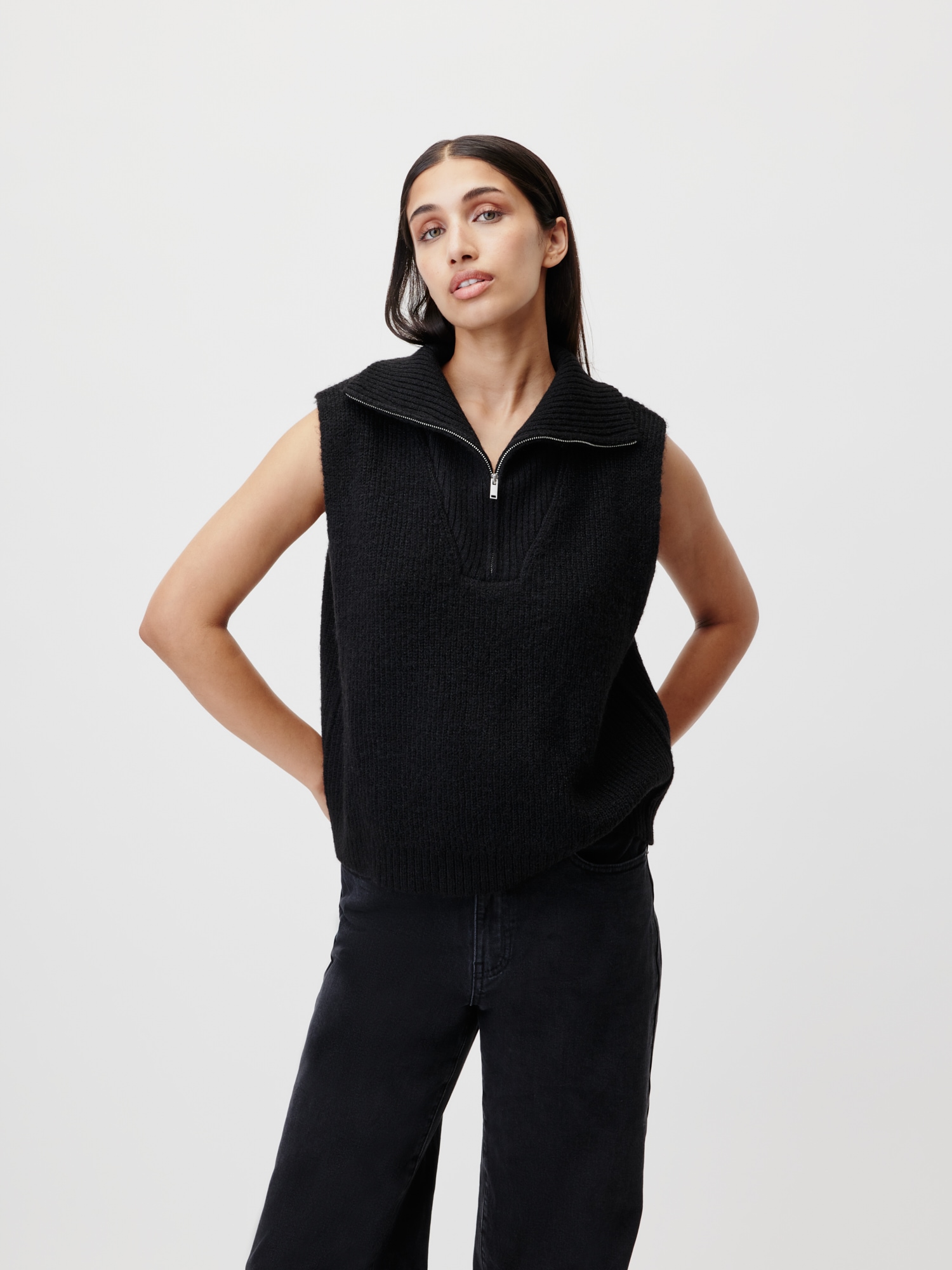 Image of LeGer Pullunder "Blakely, LeGer by Lena Gercke" grob gestrickte Struktur, melierte Optik